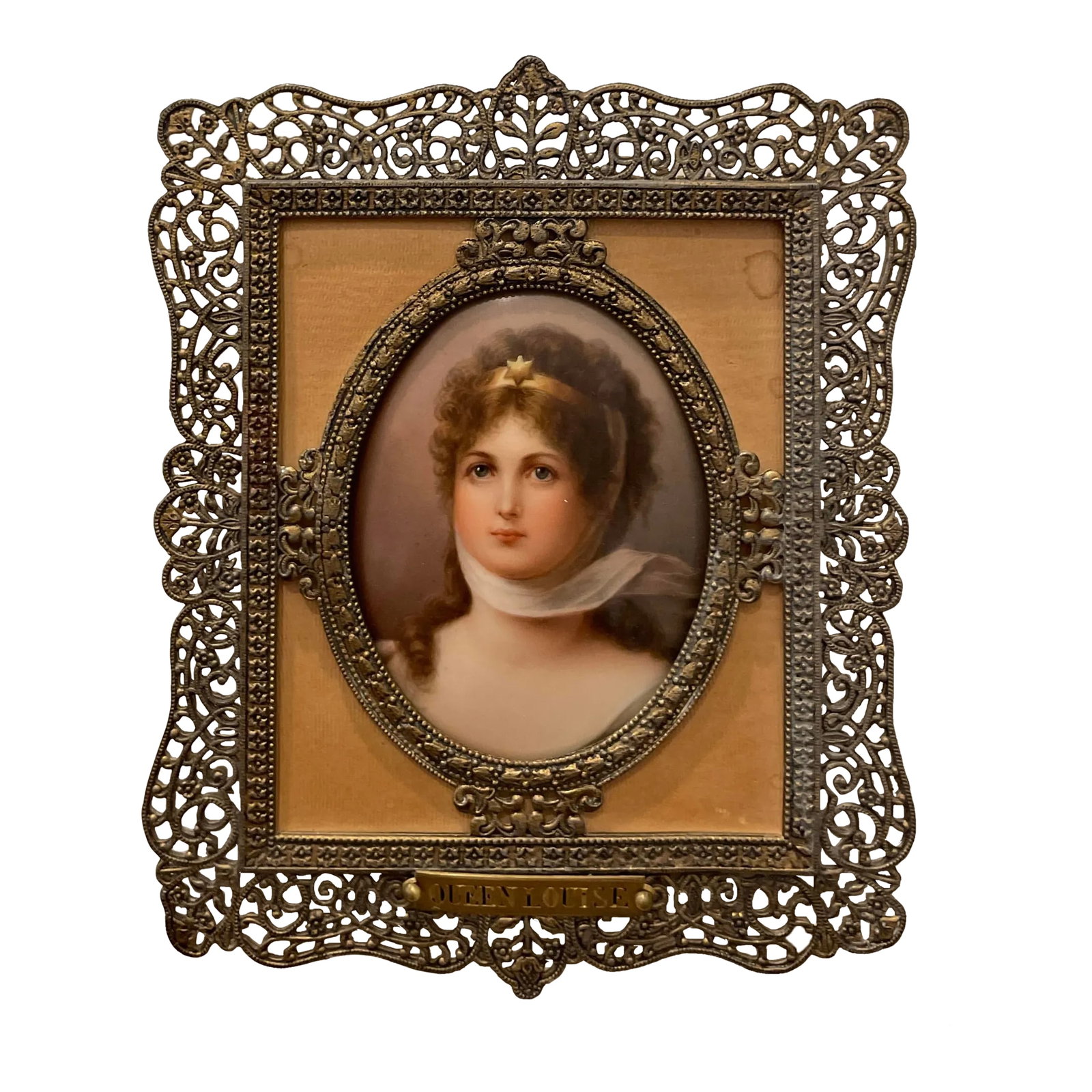 Antique Queen Louise Portrait Miniature (1 of 6)