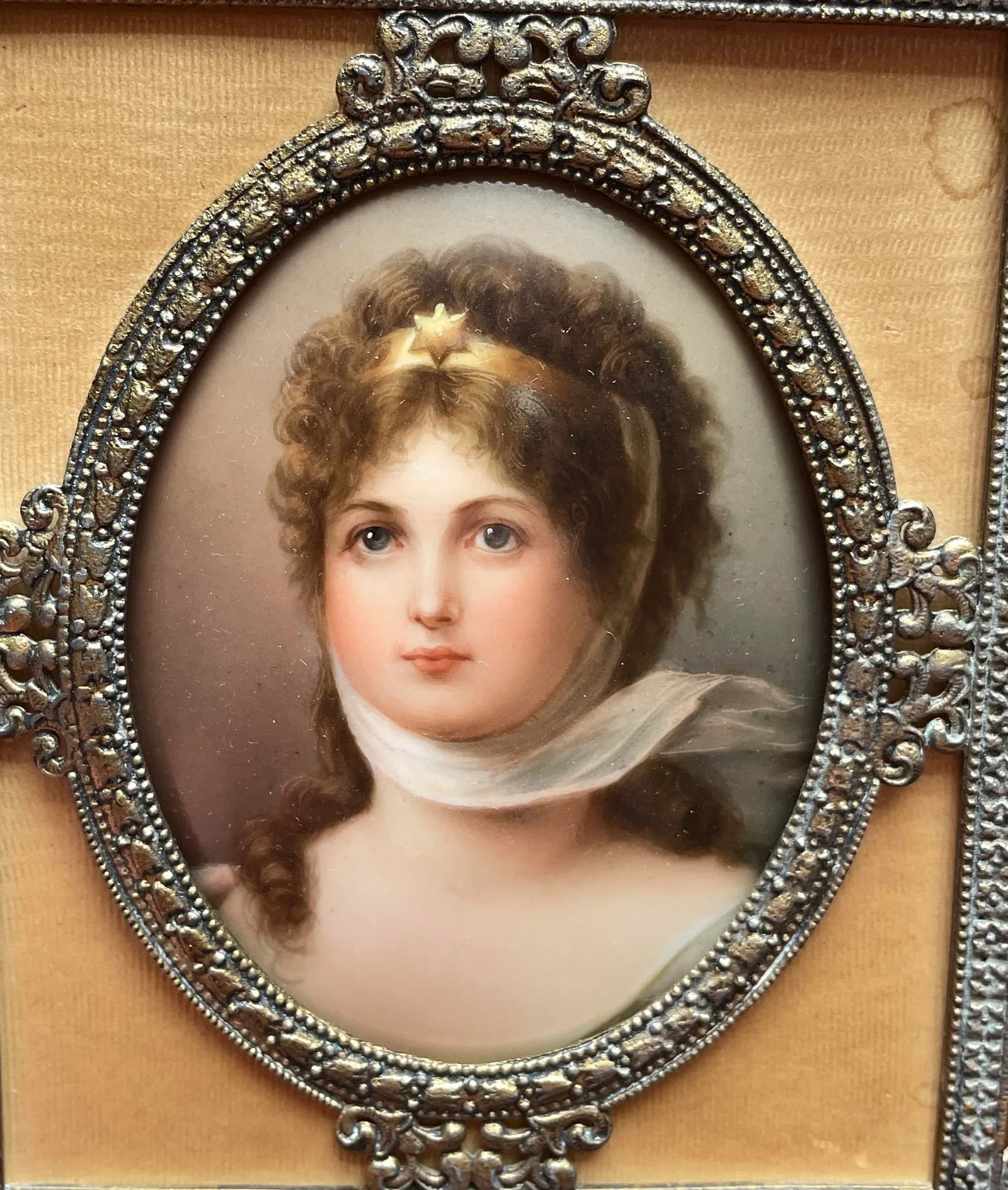 Antique Queen Louise Portrait Miniature - 2