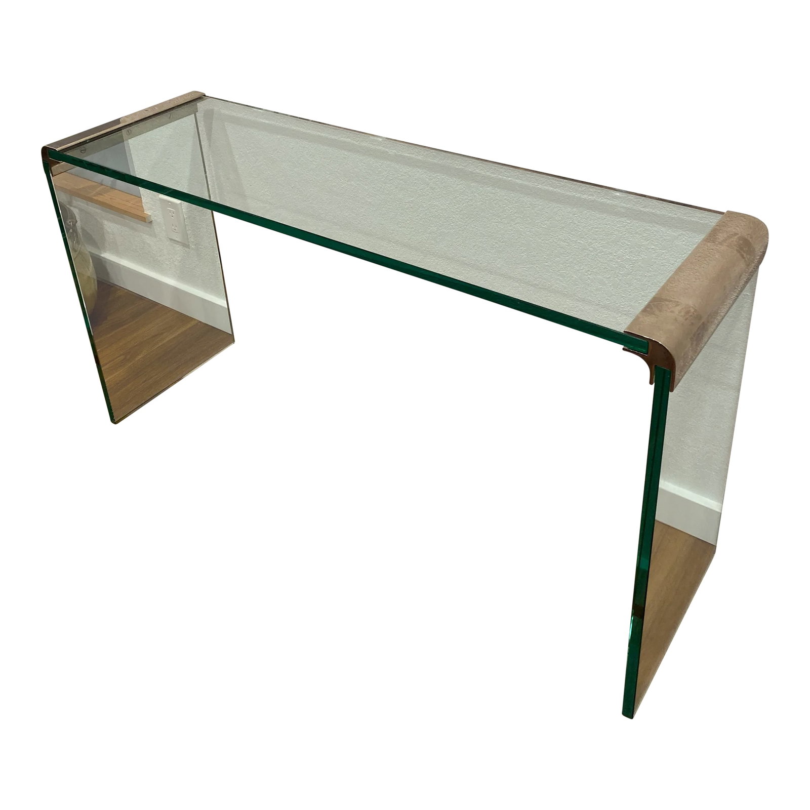 1970s Waterfall Console Table (1 of 6)