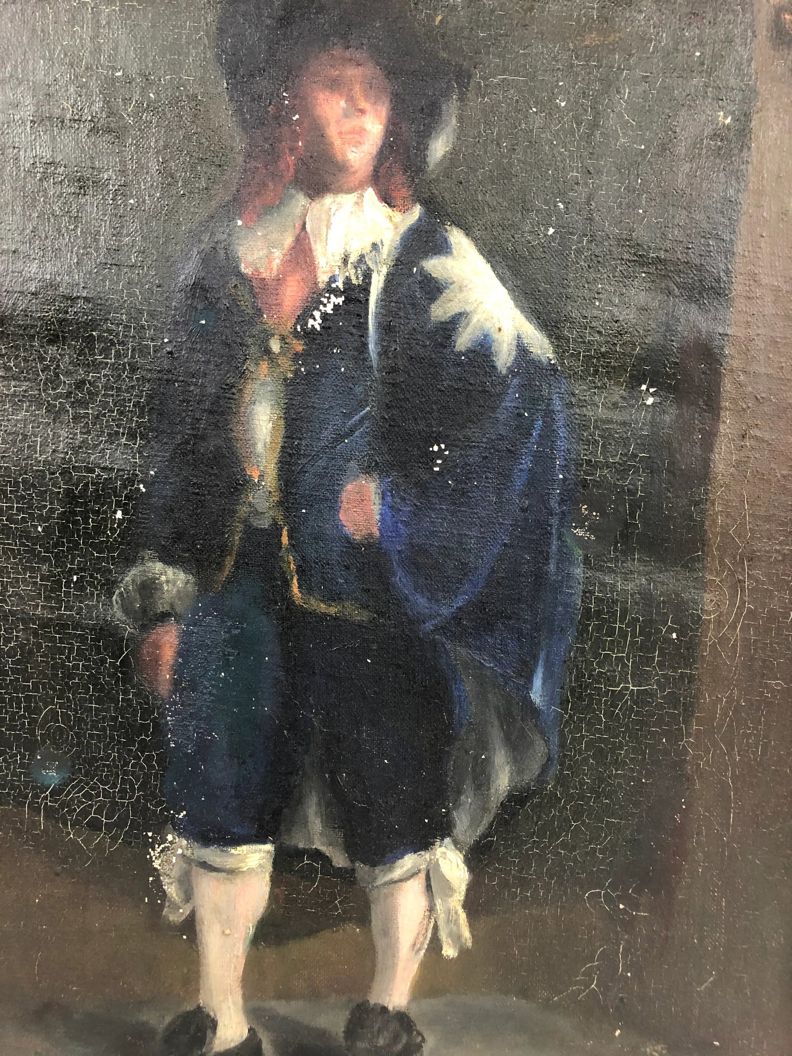 Vintage Oil Portrait of Dutch Man by Claudia Dobbins - 2