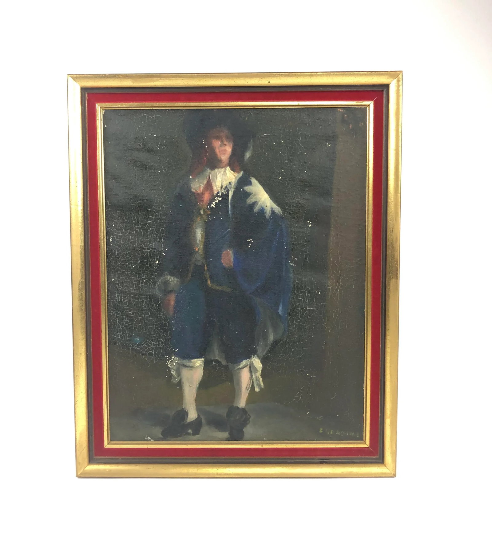 Vintage Oil Portrait of Dutch Man by Claudia Dobbins - 6