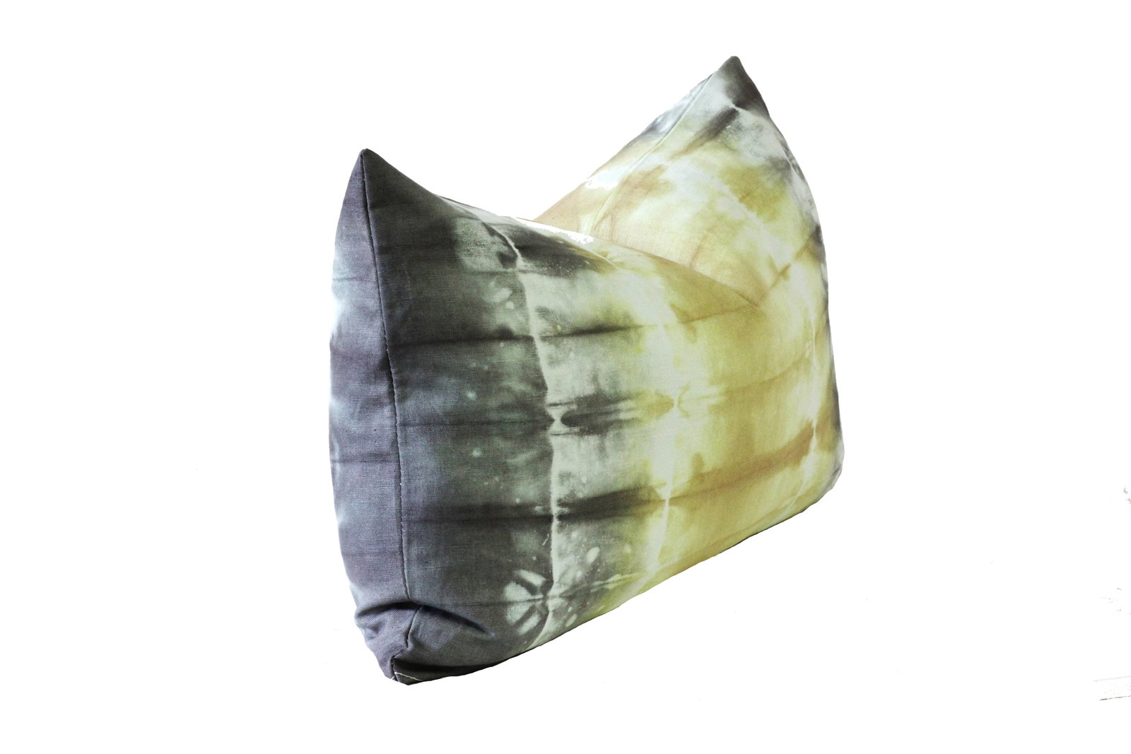 Green and Purple Tie-Dye Pillow - 3