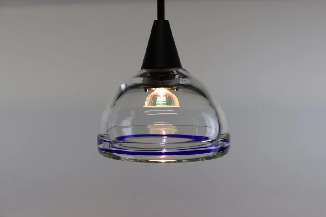 Paolo Crepax Mid-Century Modern Murano Pendant Lamp - 2