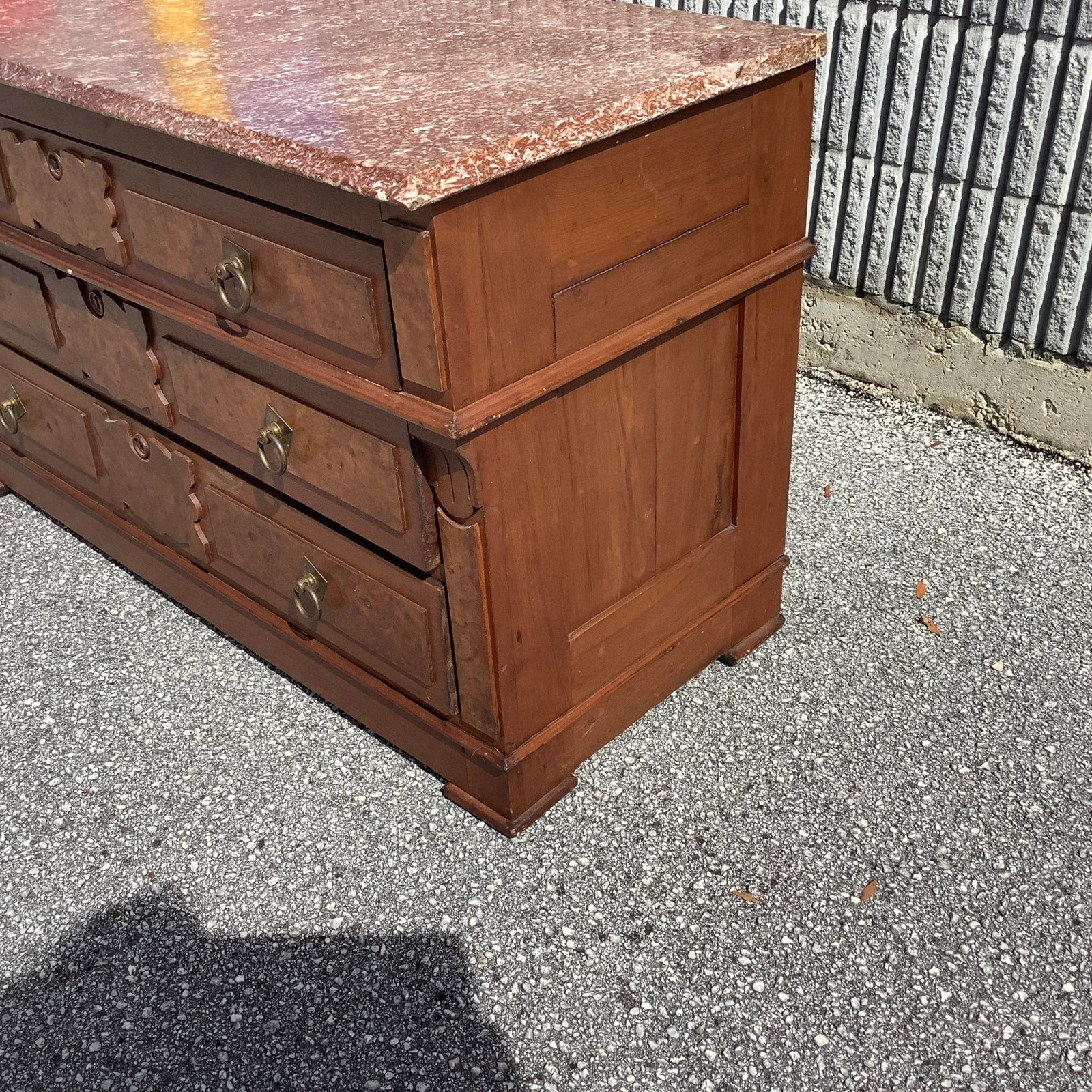 Antique Victorian 3 Drawer Dresser - 2