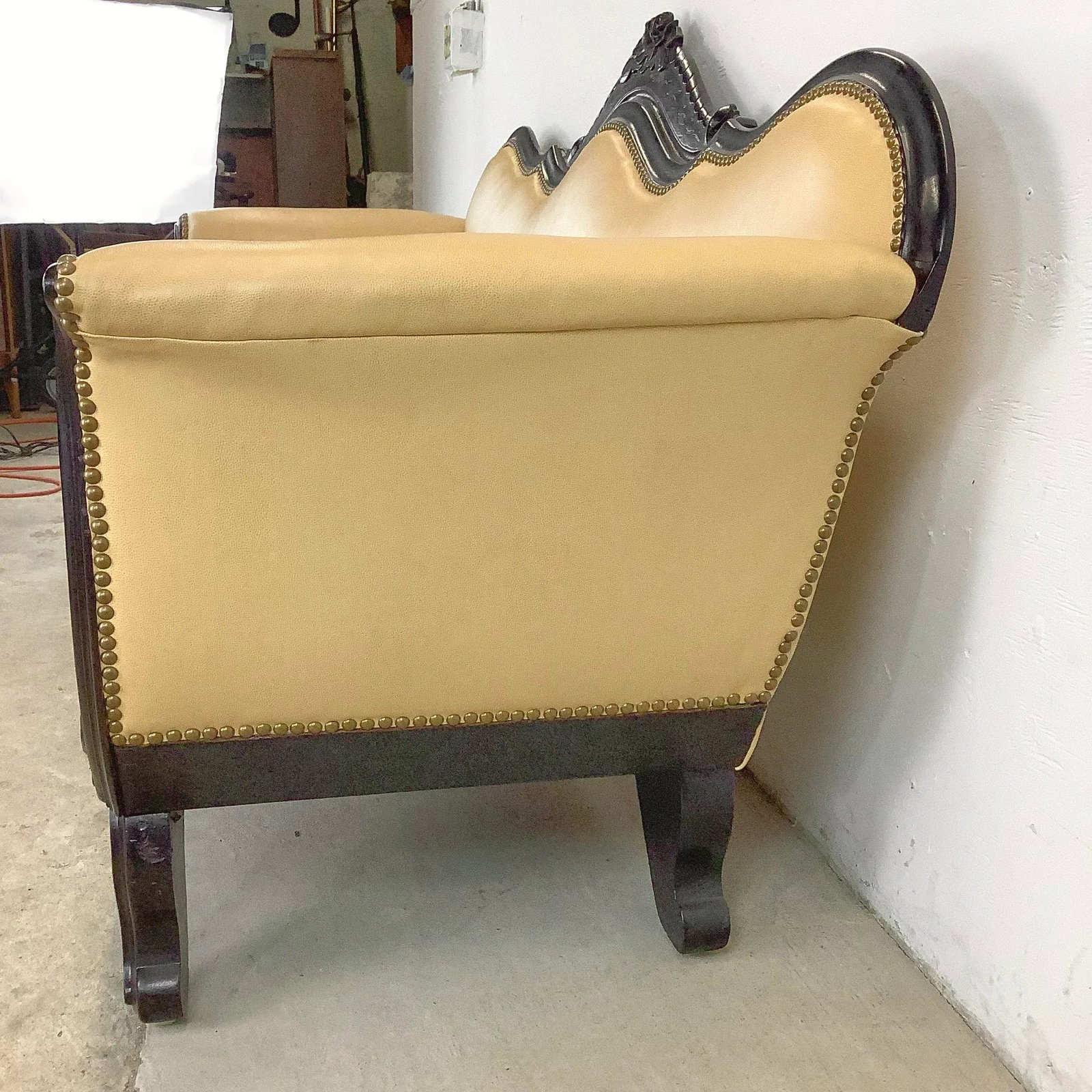 Antique Duncan Phyfe Style Empire Sofa - 6