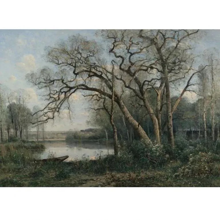 Louis Aime Japy "Springtime, Oil on Canvas, Monumental, Sotheby's Provenance - 11