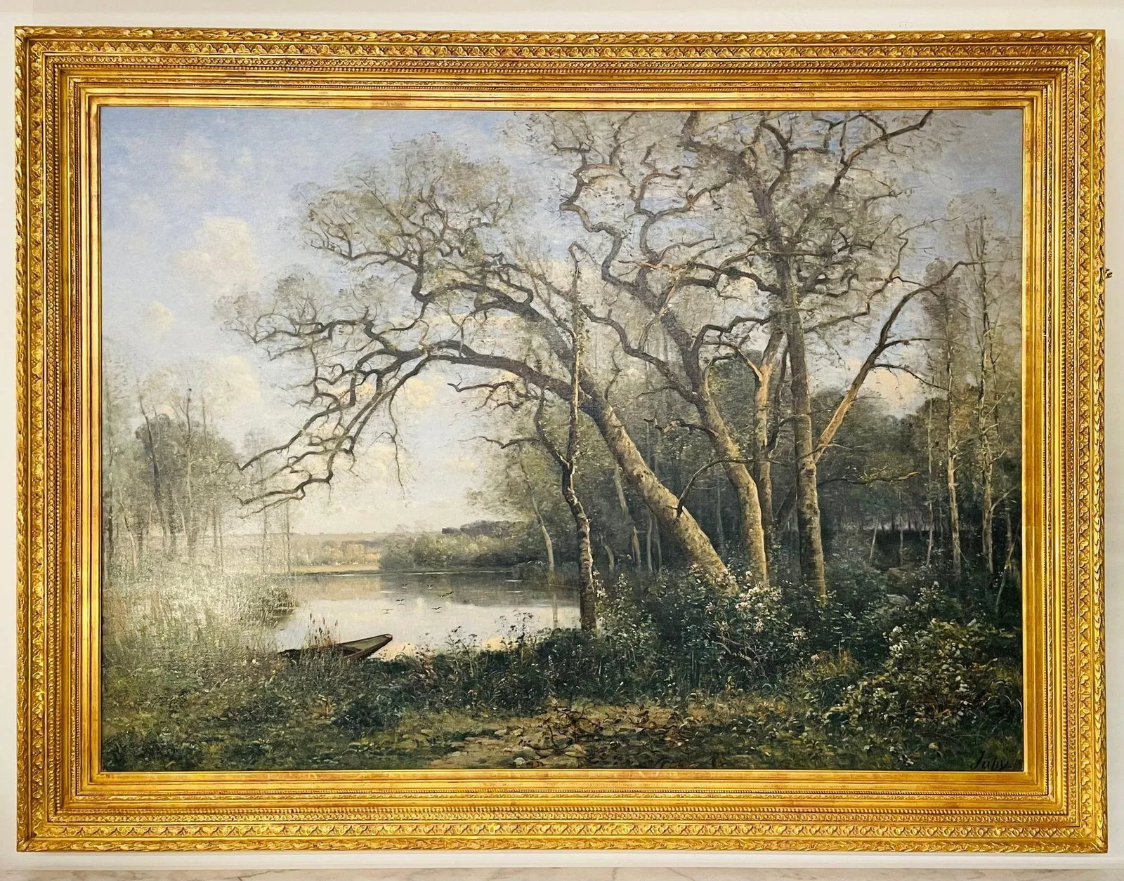 Louis Aime Japy "Springtime, Oil on Canvas, Monumental, Sotheby's Provenance - 2