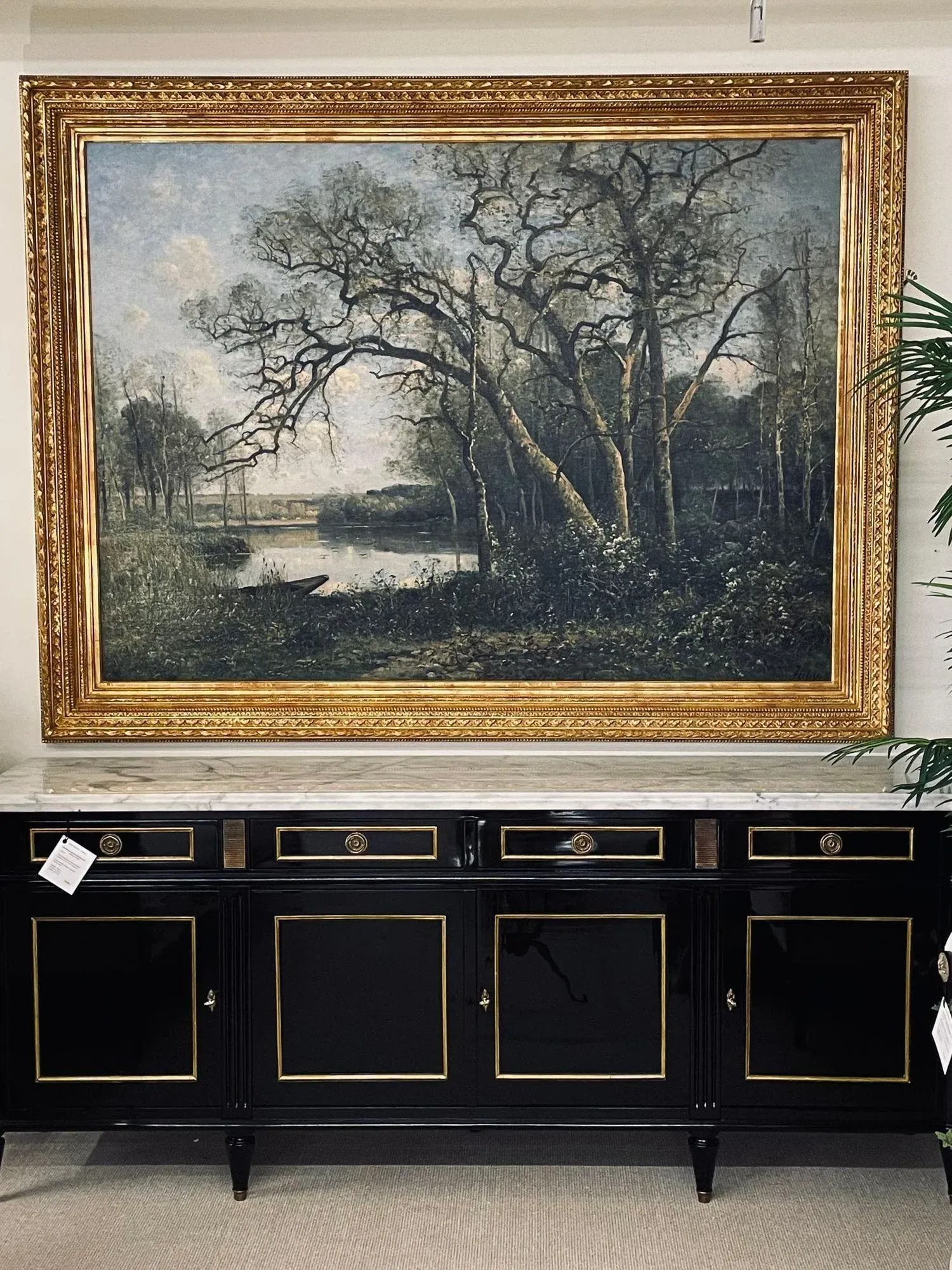 Louis Aime Japy "Springtime, Oil on Canvas, Monumental, Sotheby's Provenance - 5