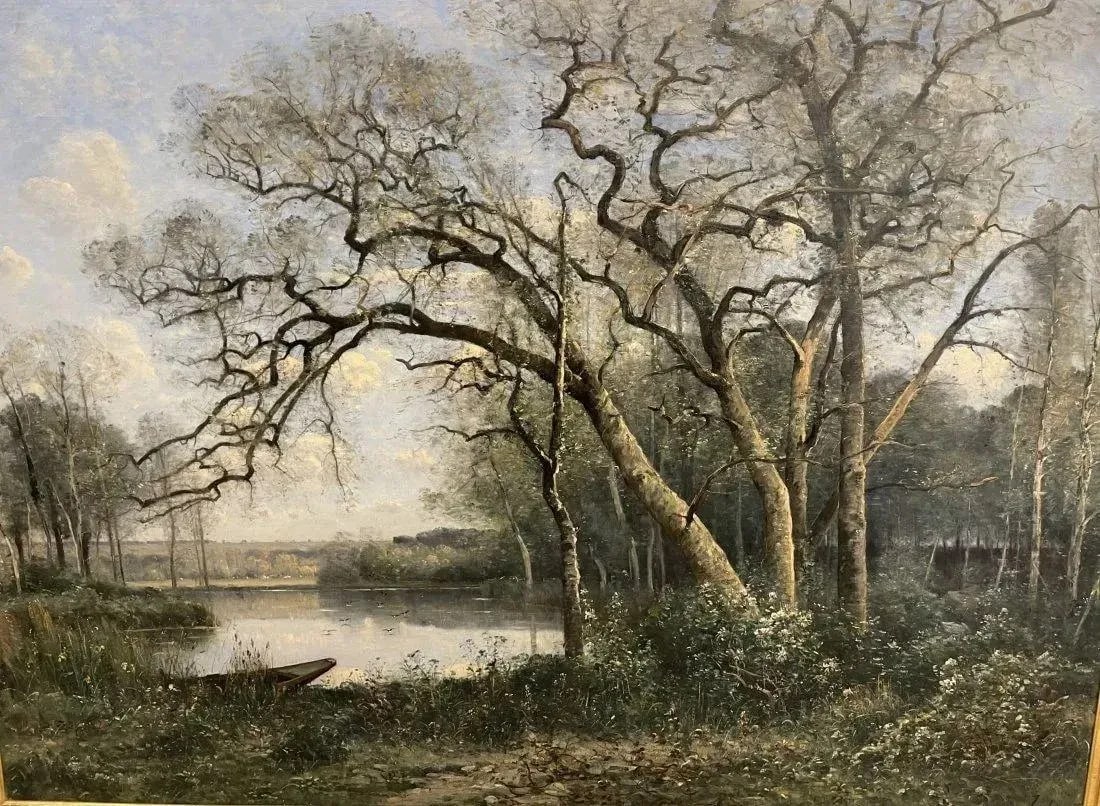 Louis Aime Japy "Springtime, Oil on Canvas, Monumental, Sotheby's Provenance - 9
