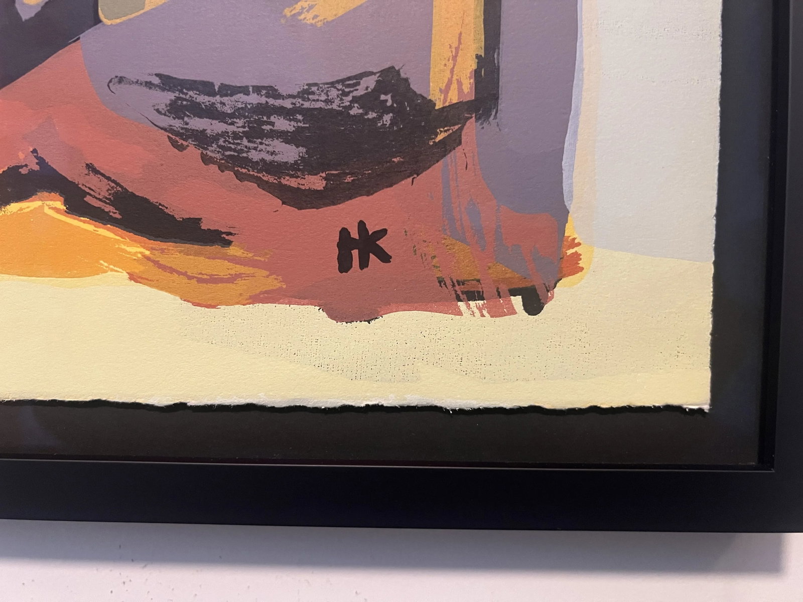 Hans Kinder (1900-1986), Postmodern Abstract Modern Silkscreen on Heavy Paper, Signed - 5