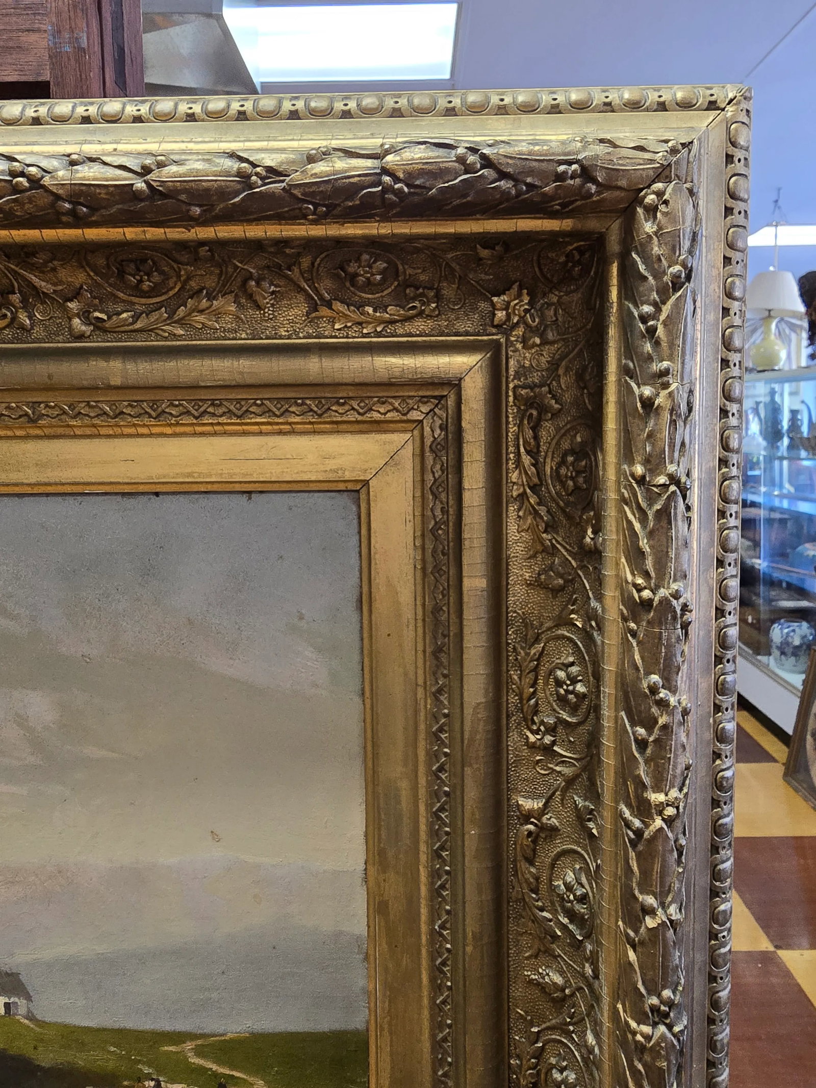 Antique 1877 William Wilson Cowell Oil on Canvas Coastal Marine Seascape Luminist Painting New Engla - 10