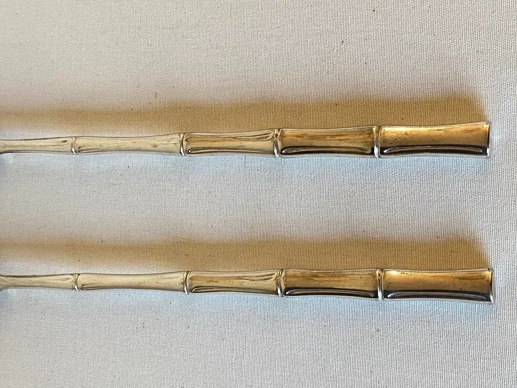 Mid 20th Century Italian Salad Serving Utensils- a Pair - 5