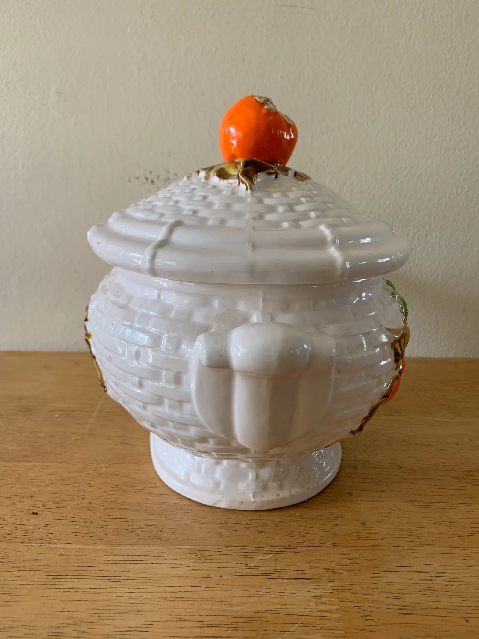 Vintage Cottage Style Ceramic Soup Tureen - 3