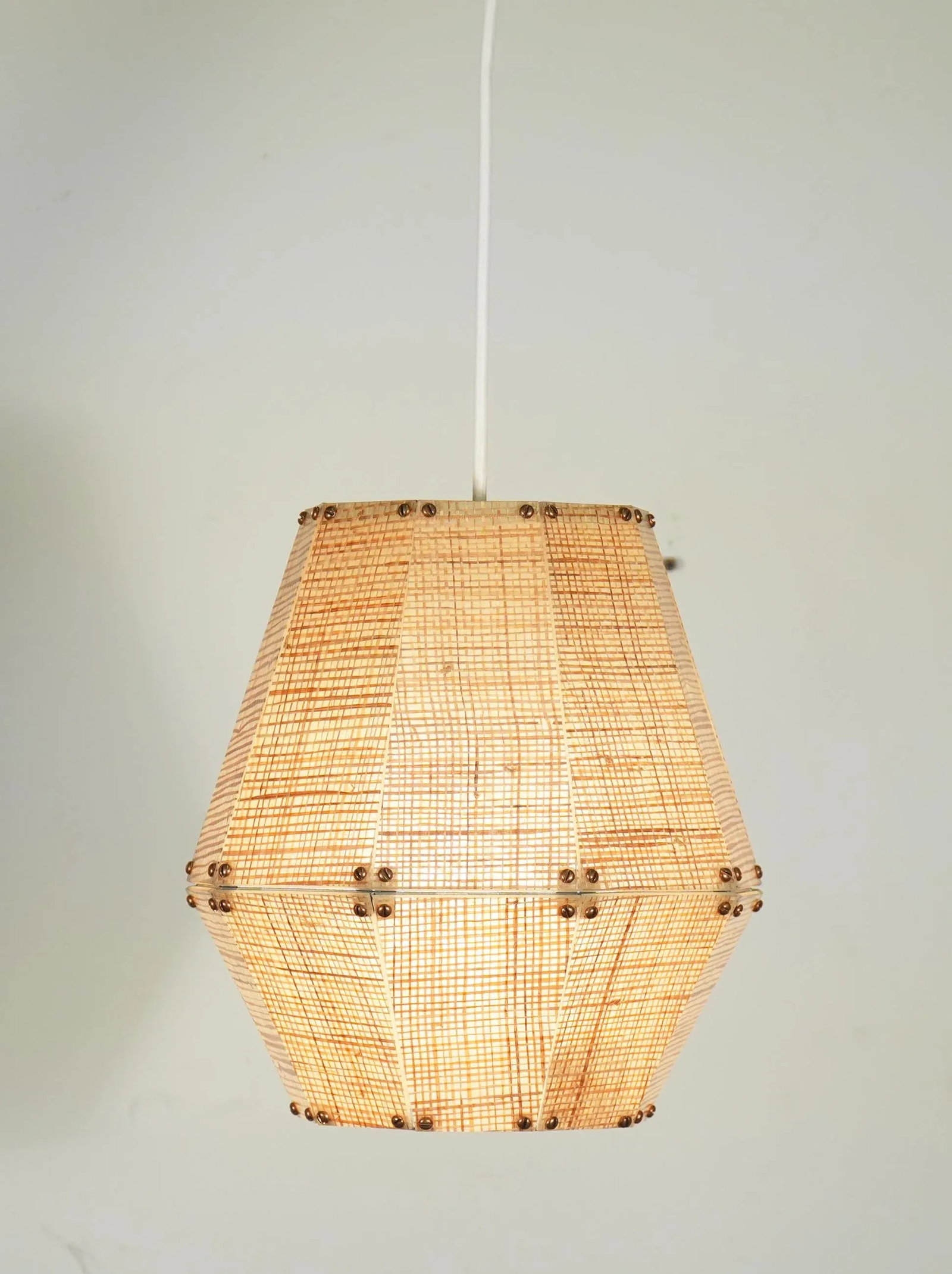 Facet "Pear" Hanging Lamp From Hip Haven Contemporary Mid Century Modern Style - 2