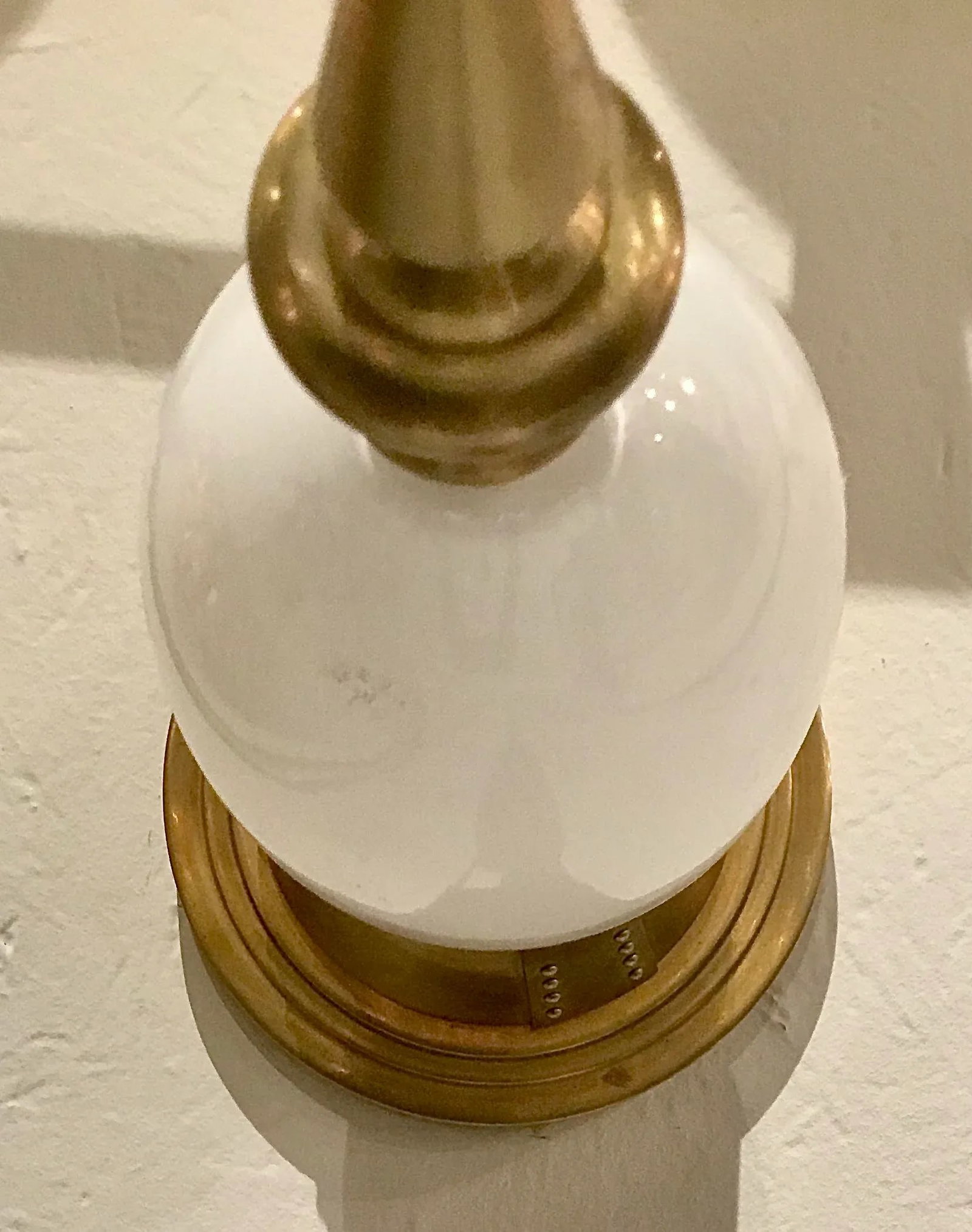 Arteriors Modern Brass and Glass Minerva Ceiling Light - 4