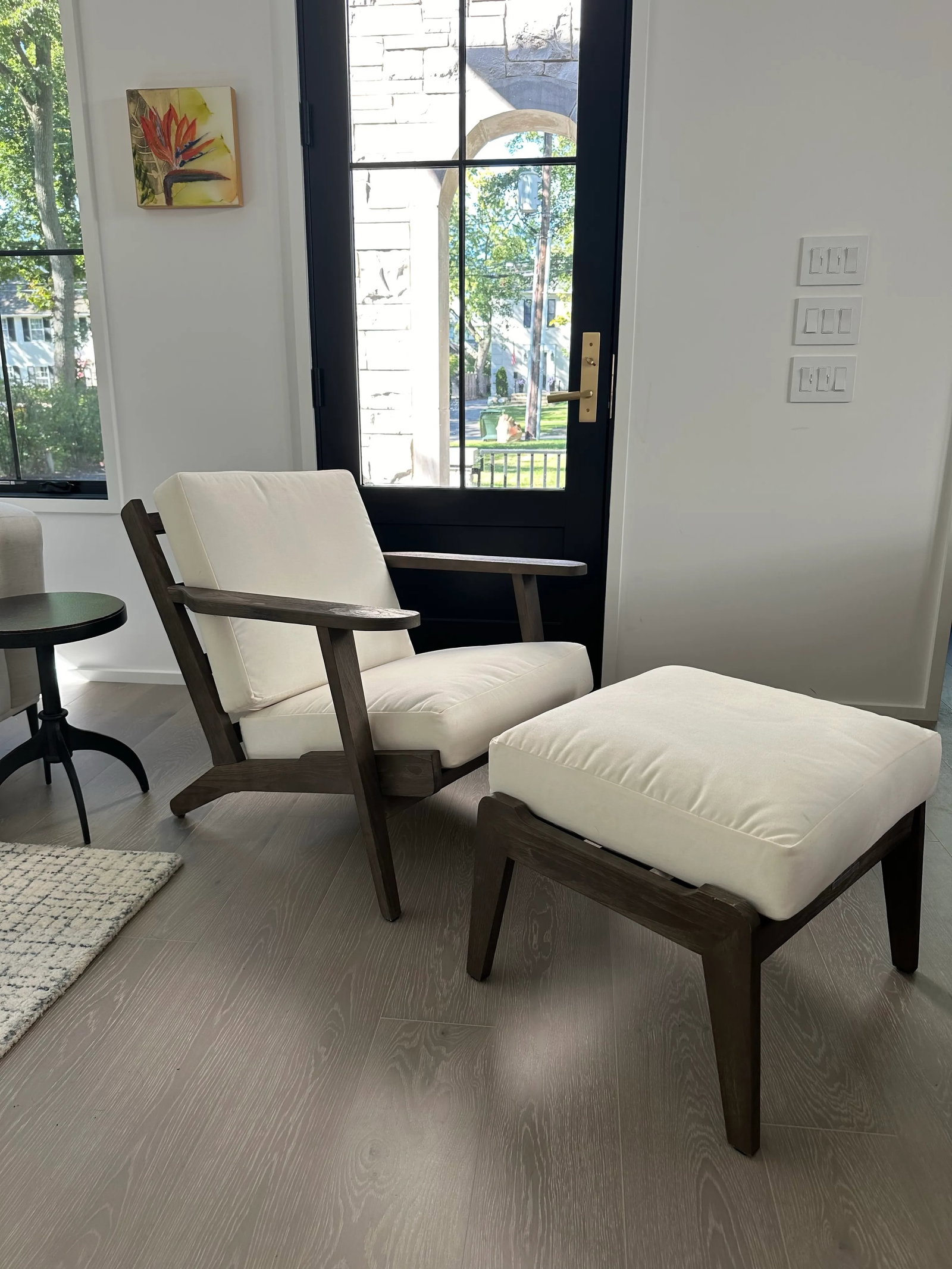 Potterybarn Outdoor Lounge and Ottoman Raylan Collection - 6