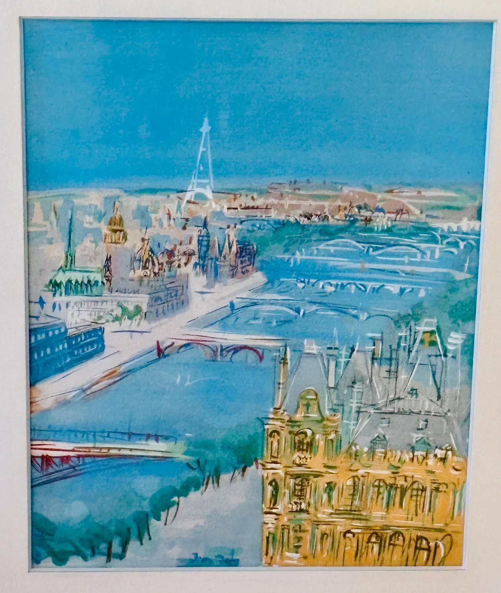 Early 20th Century Print of Paris, After Dufy - 2