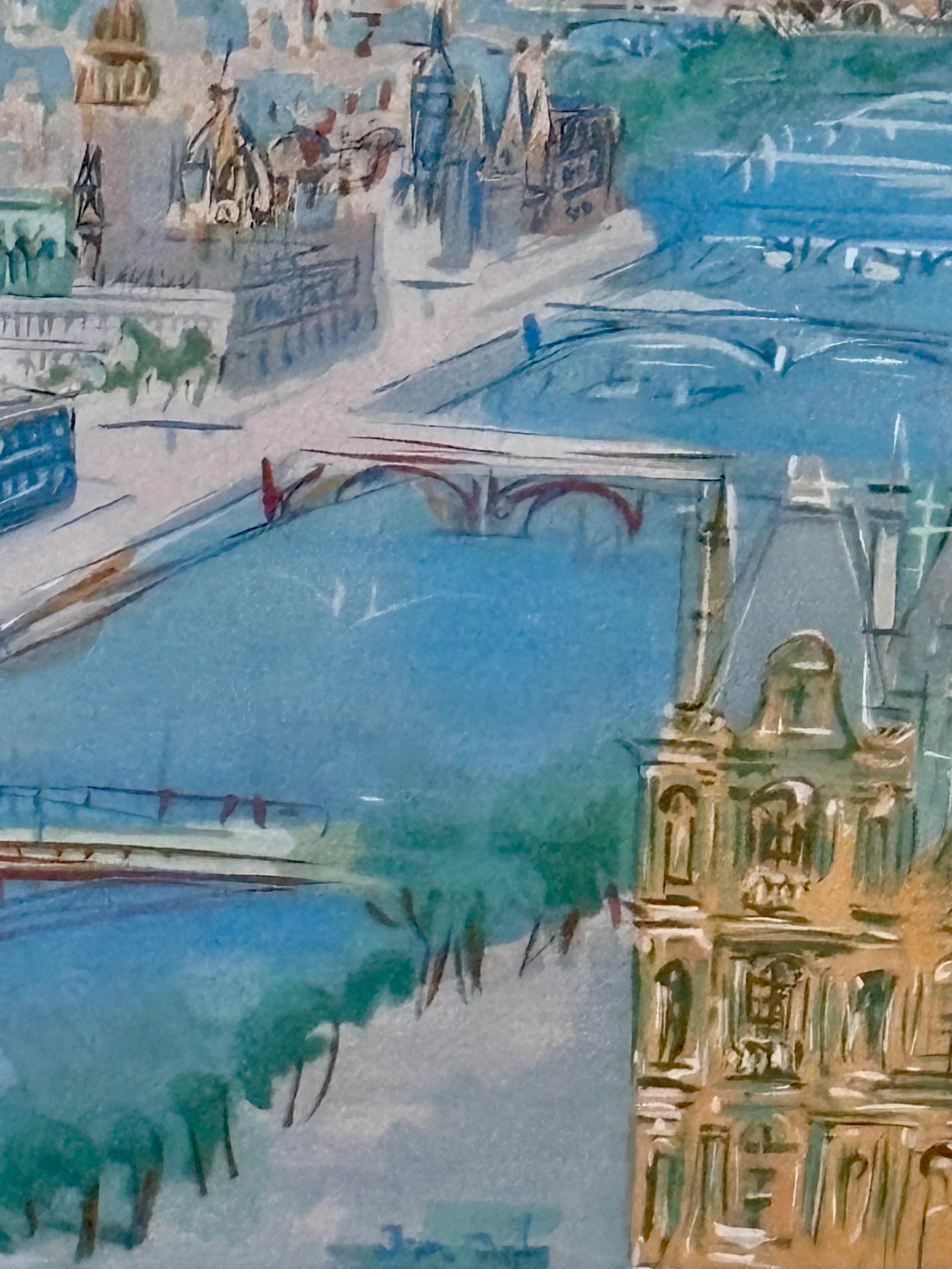 Early 20th Century Print of Paris, After Dufy - 4