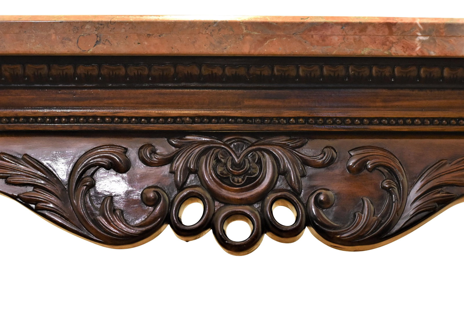 19th Century Irish Chippendale Style Mahogany Accent Console Table - 5