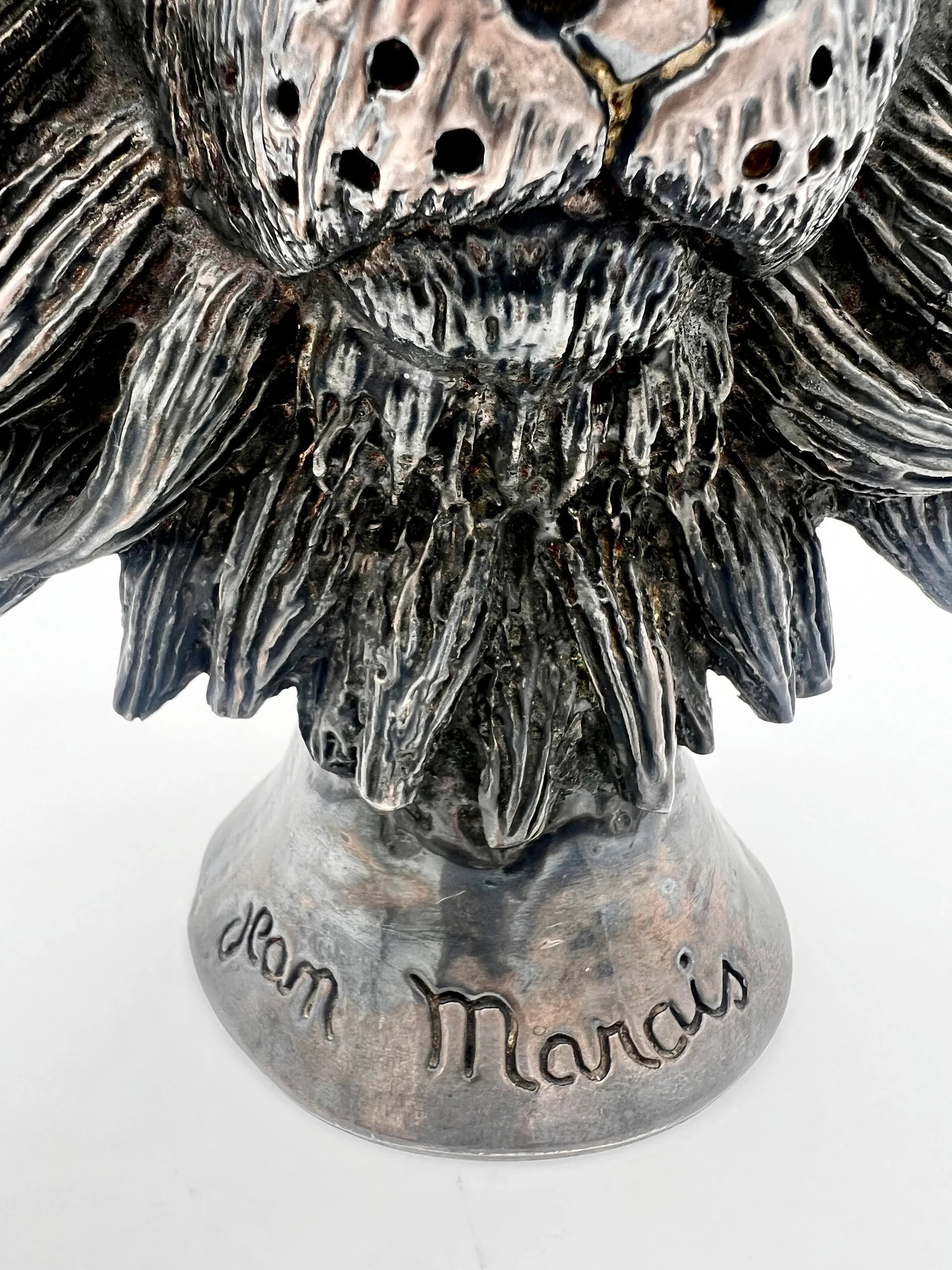 1980s Jean Marais, The Beast and the Beauty, Bronze Sculpture Signed. - 3