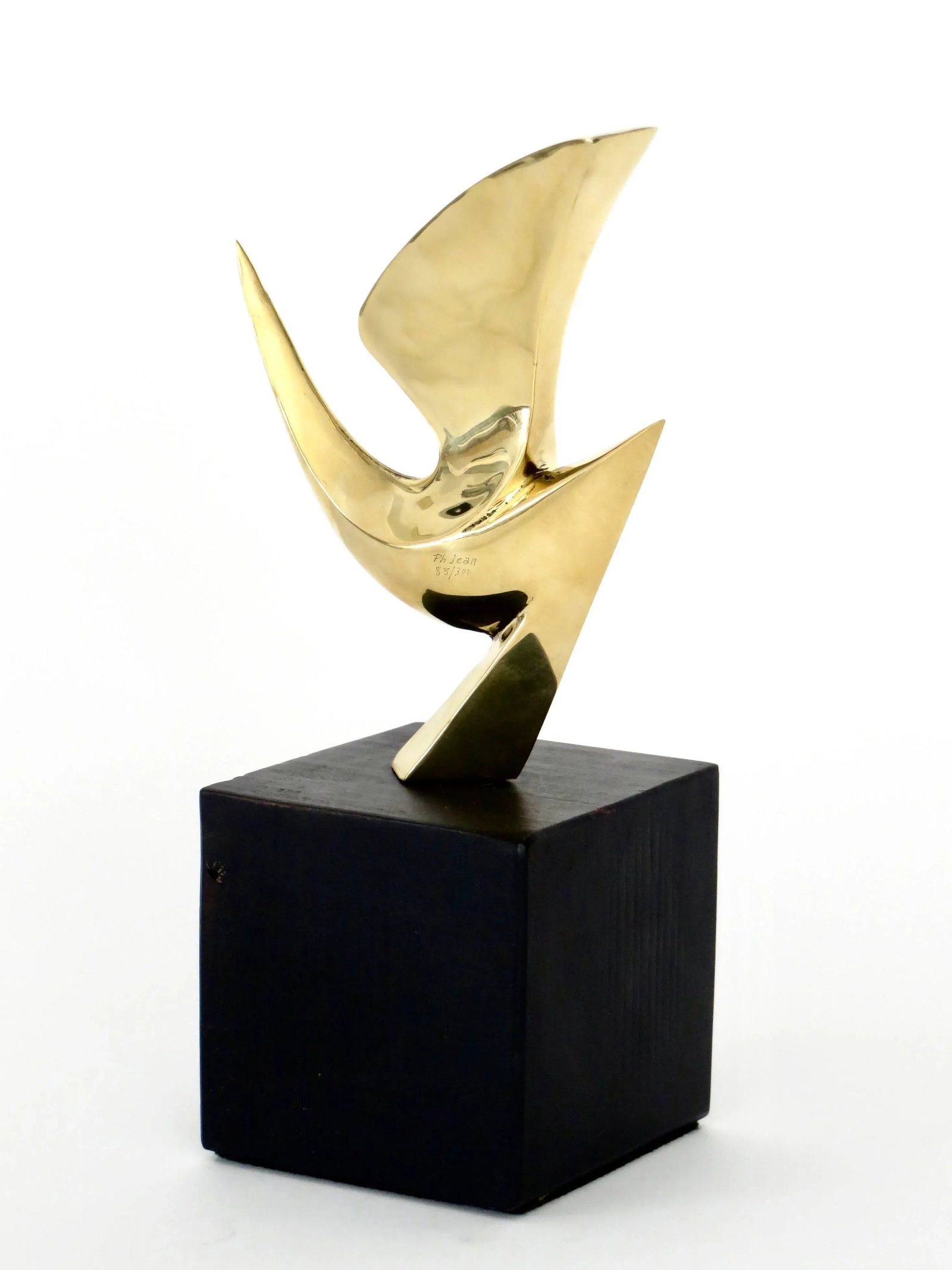 Philippe Jean Bronze Bird Sculpture Signed and Numbered 85/300 France circa 1960 - 4