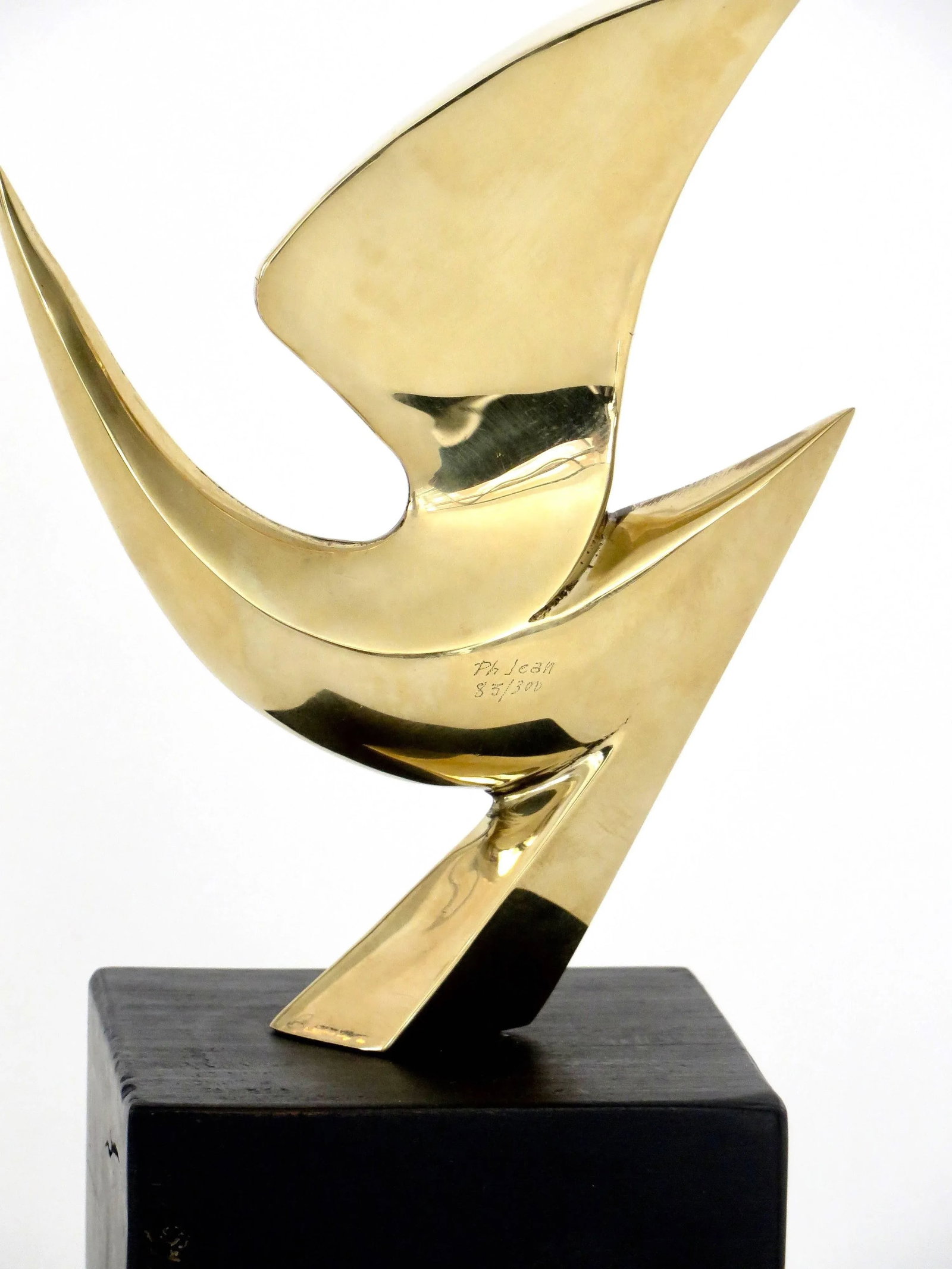 Philippe Jean Bronze Bird Sculpture Signed and Numbered 85/300 France circa 1960 - 9