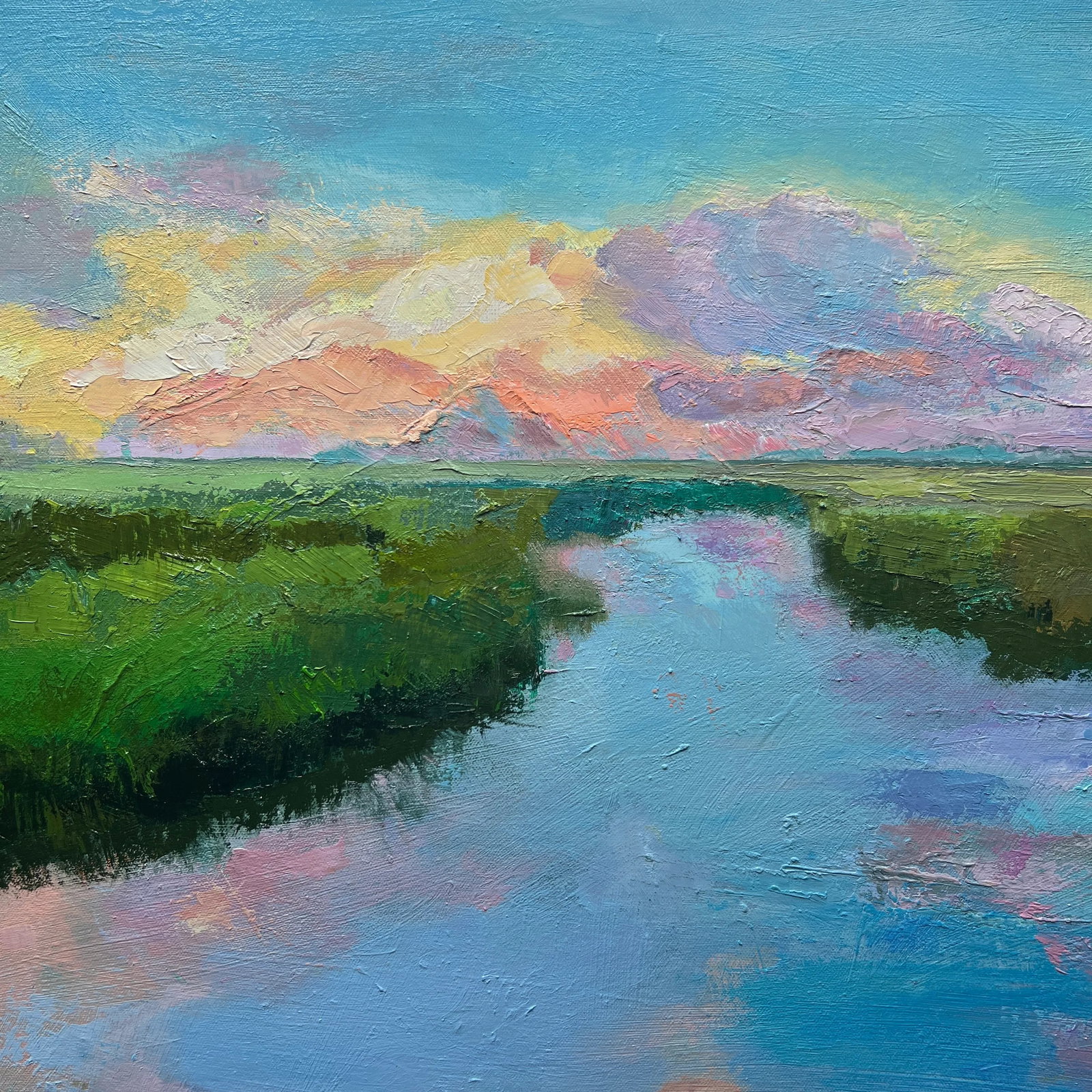 Breakthrough, Original Painting by Julia Lawing - 2