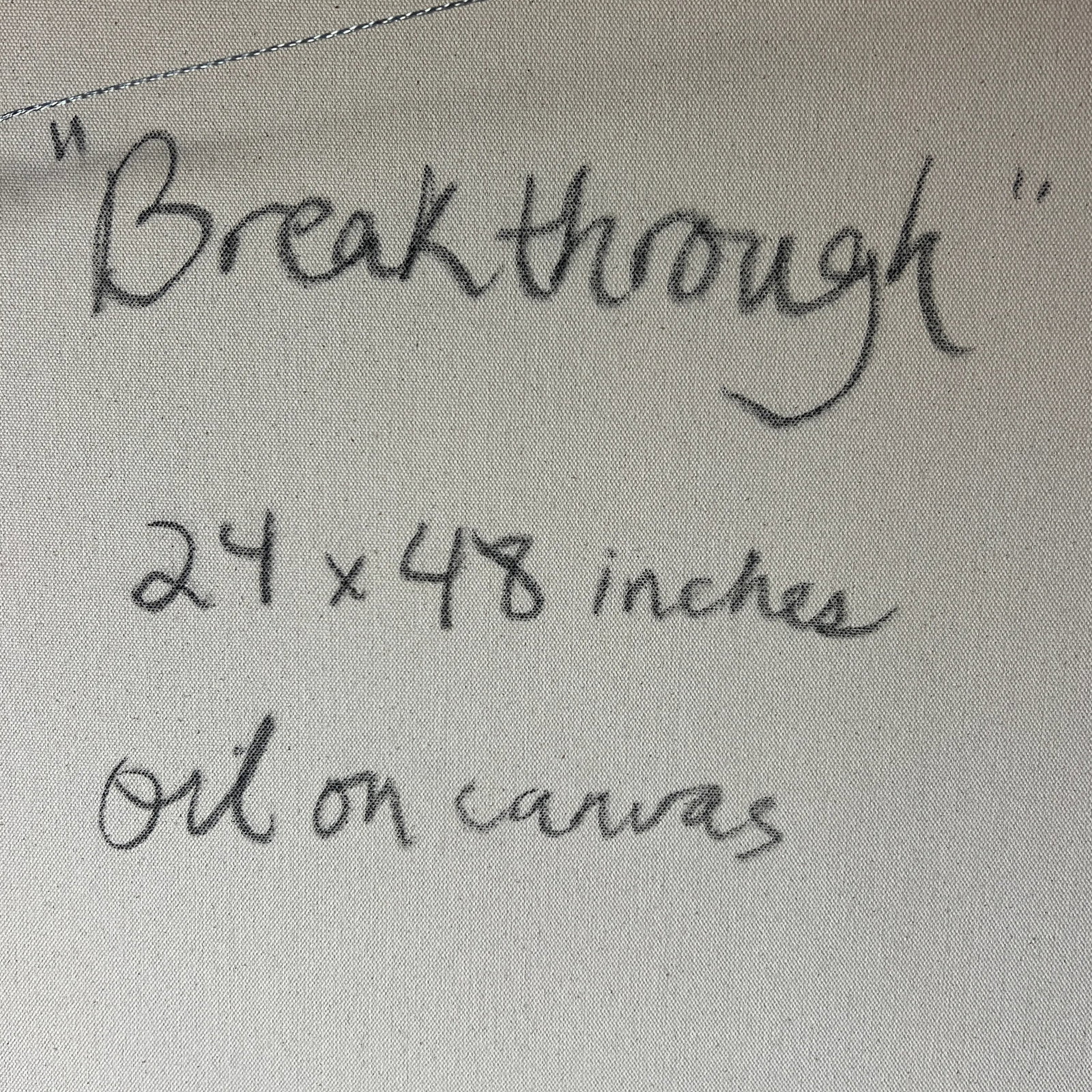Breakthrough, Original Painting by Julia Lawing - 8
