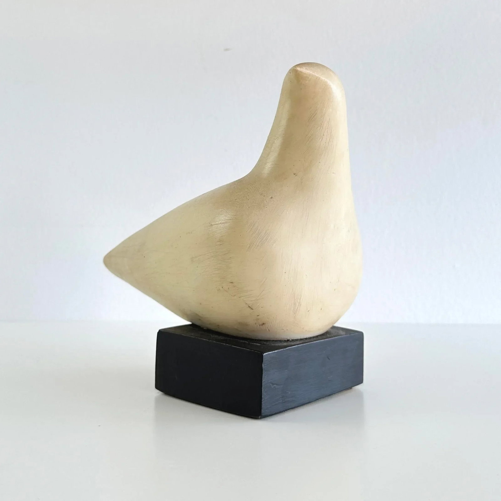Cleo Hartwig (1907-1988) Signed Mid-Century "Peace Dove" Stone Sculpture - 9