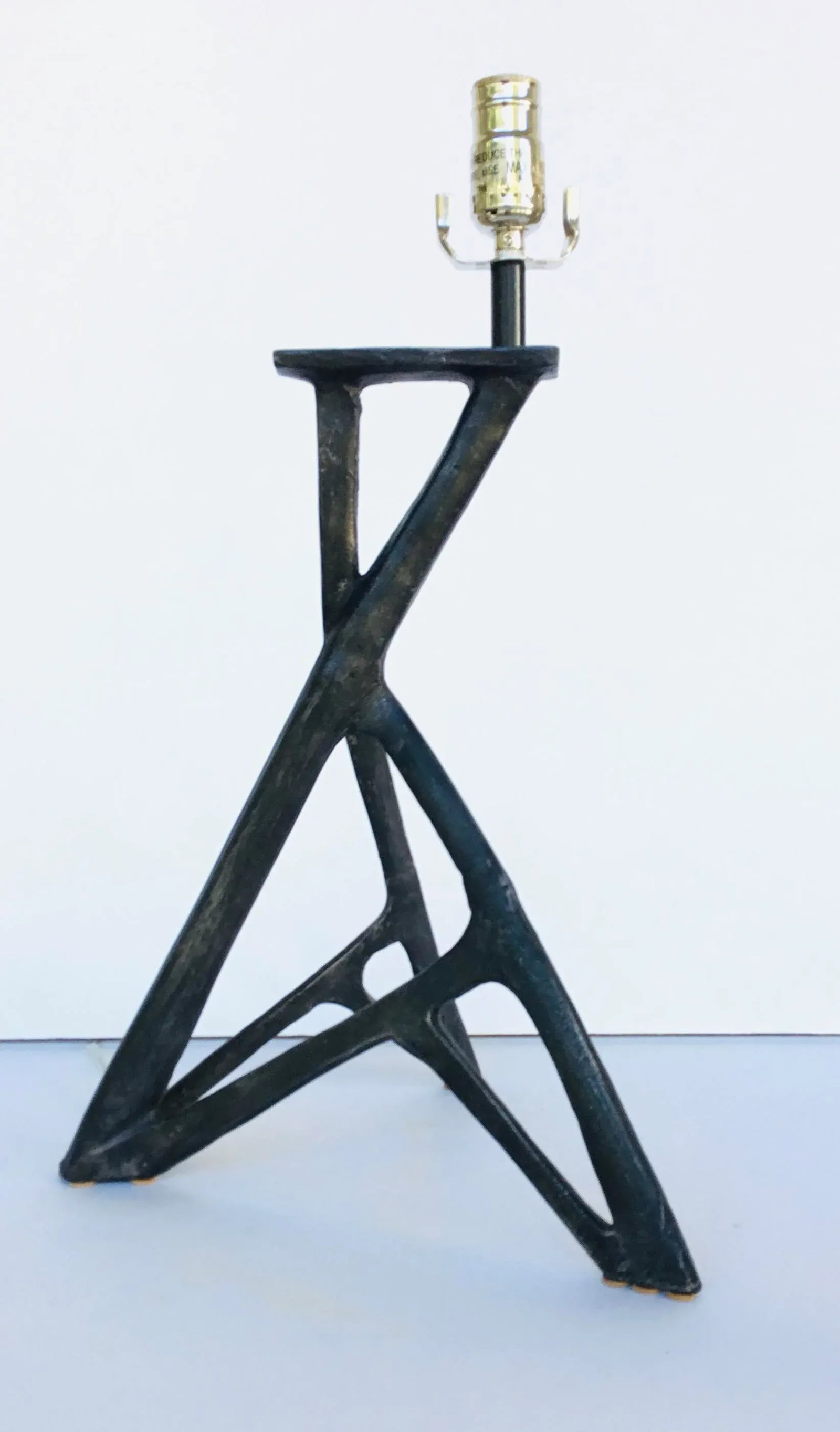 Arteriors Industrial Modern Sculptural Iron Karan Table Lamp - 4