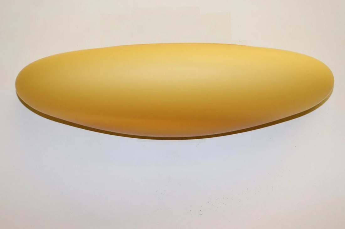Mezzo Atollo 46 Carlo Nason Murano Wall Lamp Amber - 7