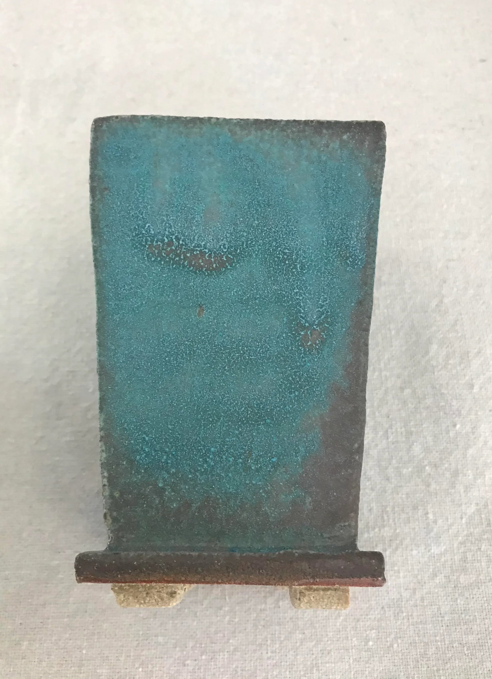 Hand-Built Modernist Pottery Planters- a Pair - 4