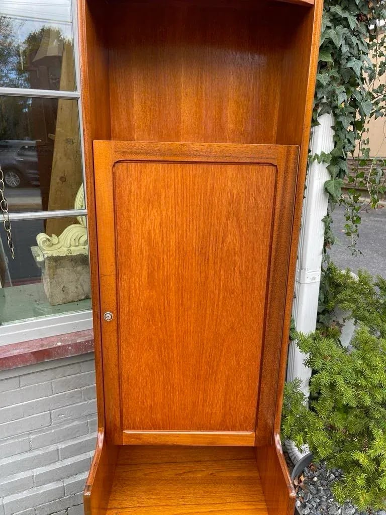 1970s Nathan Drink Bar Cabinet Teak With Glass Shelves - 4