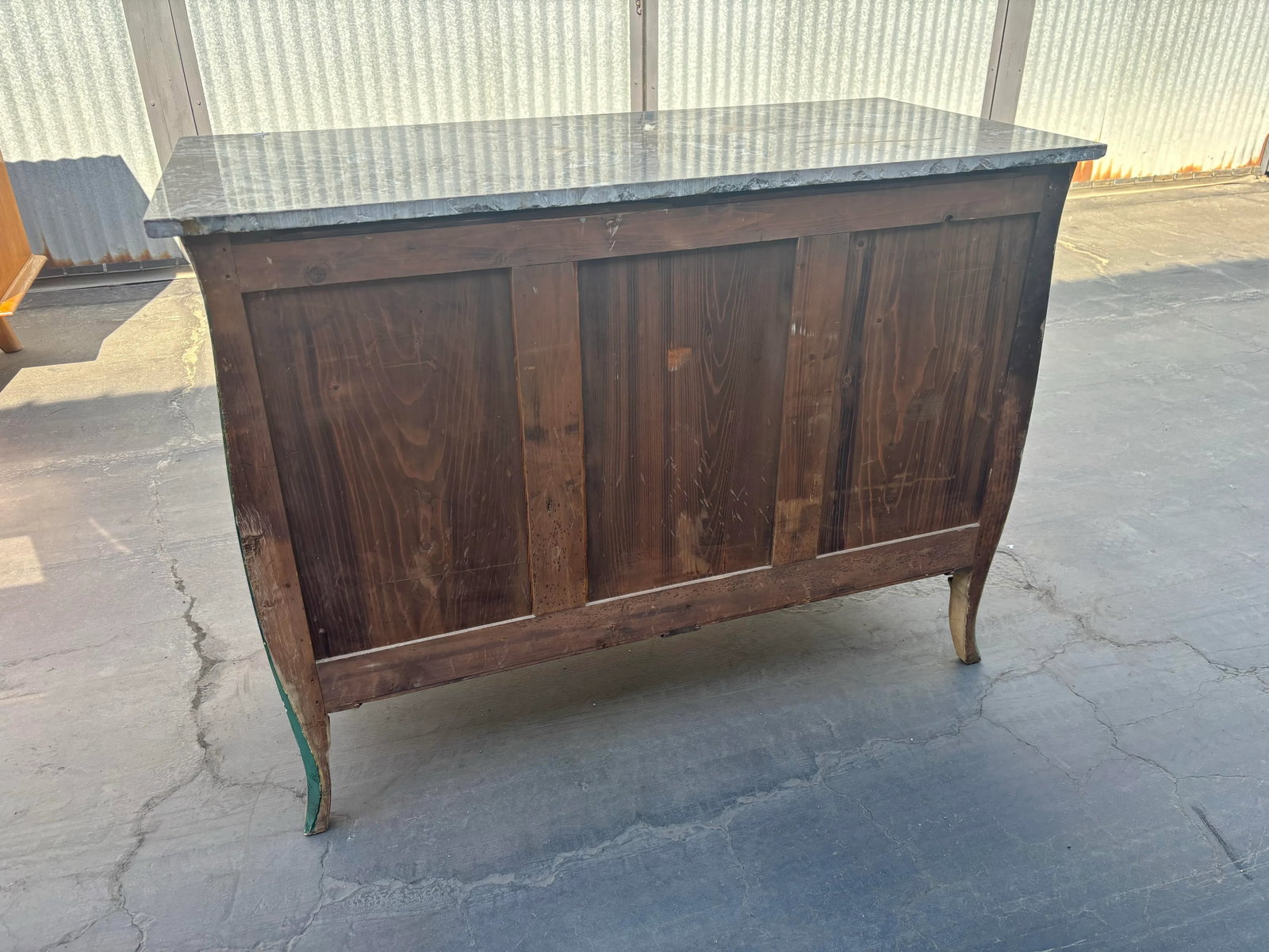 Early 20th Century Italian Venetian Painted Marble Top Commode - 4