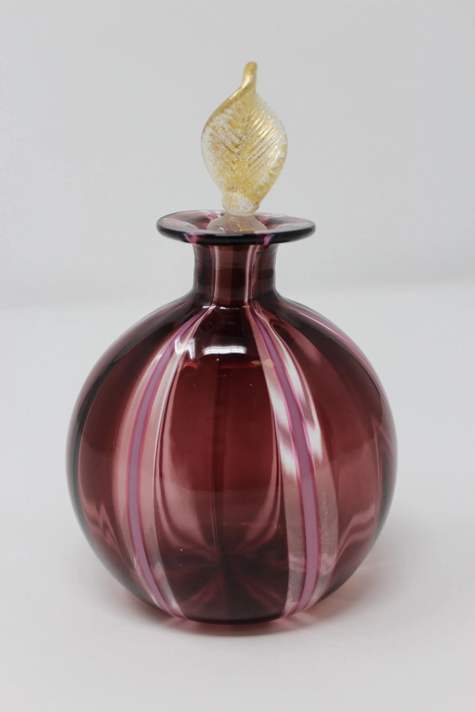 Contemporary Murano Glass Vase With Stopper - 4