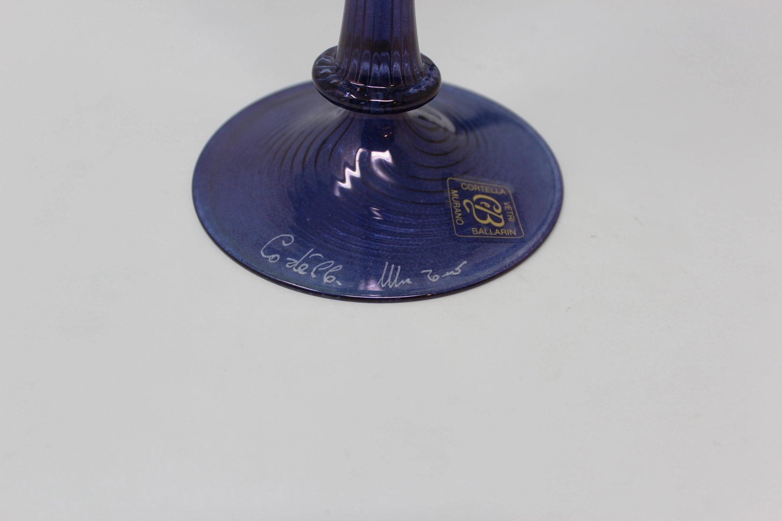 Contemporary Murano Candle Holders by Ballarin - a Pair - 4
