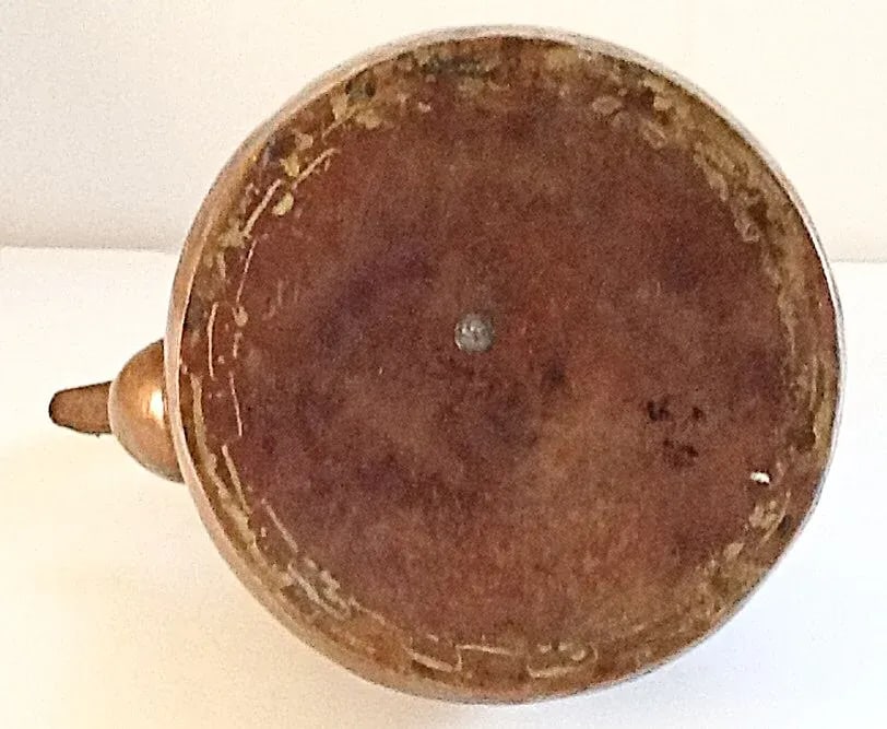 Early Hand Forged Copper Kettle - 6