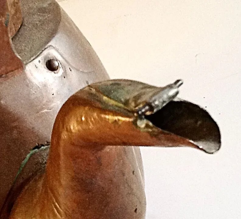 Early Hand Forged Copper Kettle - 8