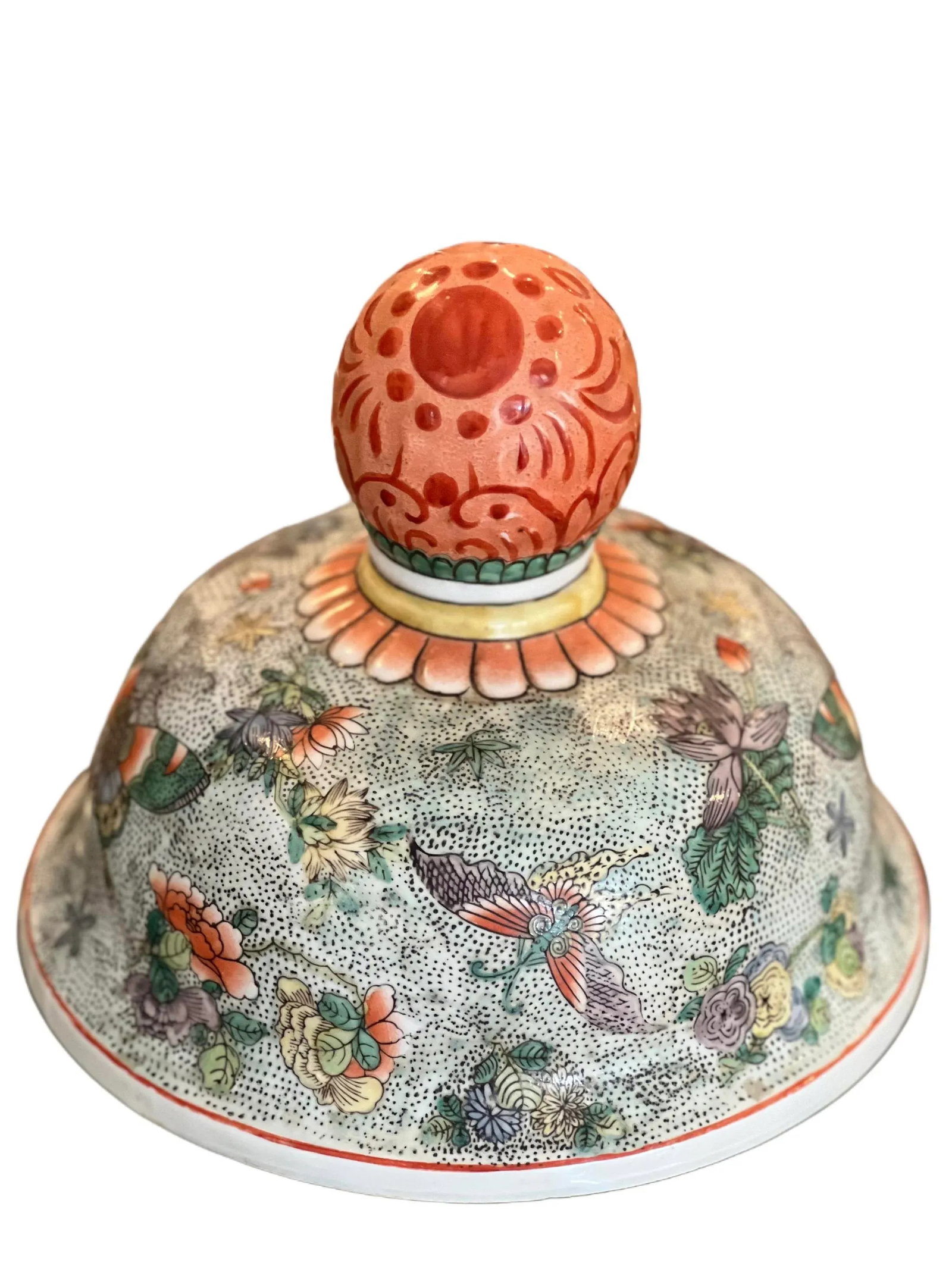 Early 20th Century Large Lidded Ginger Jar - 2