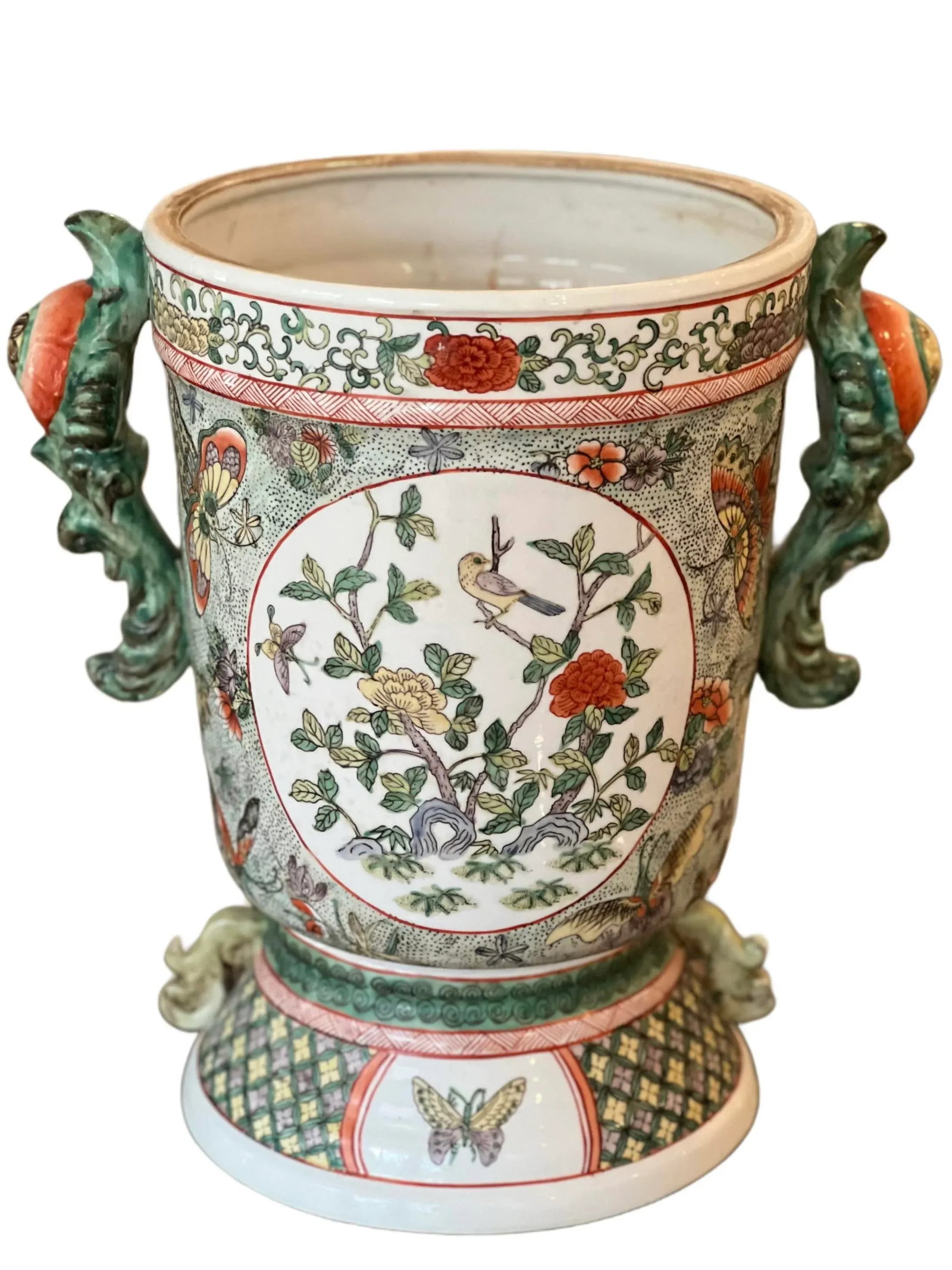Early 20th Century Large Lidded Ginger Jar - 3
