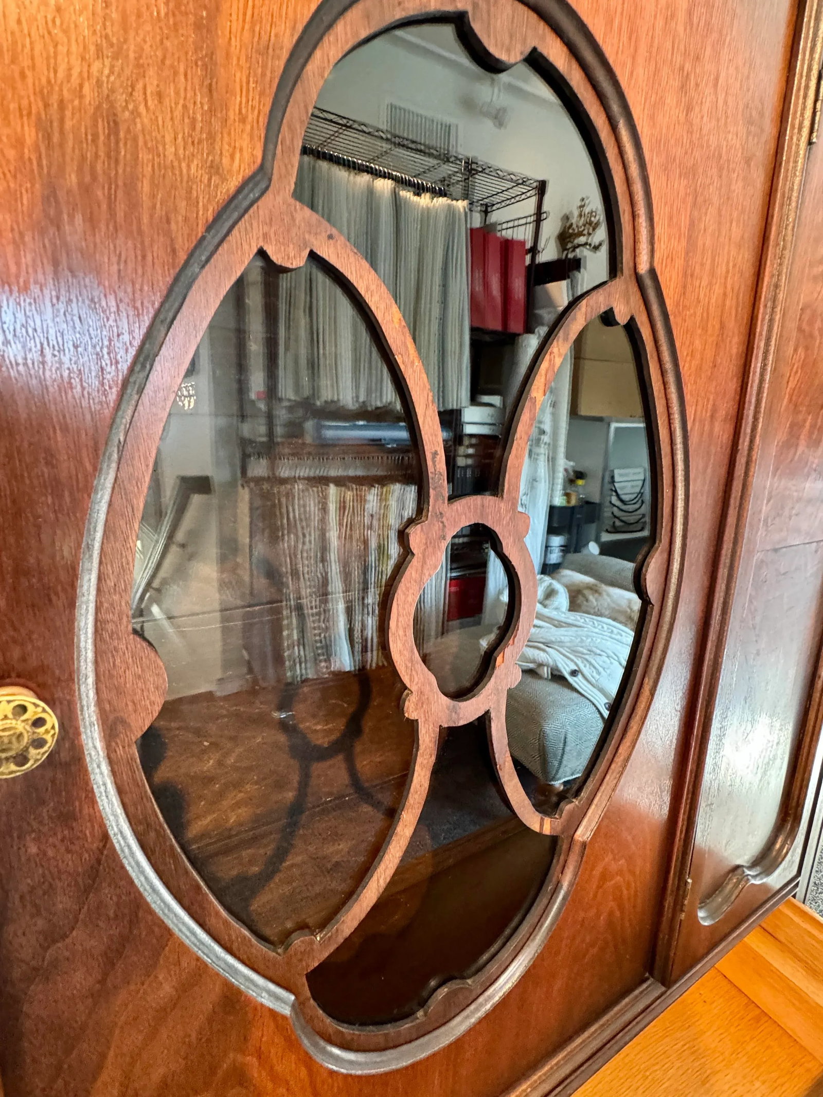1920s Parfitt Furniture Company Glass Door Cabinet - 13