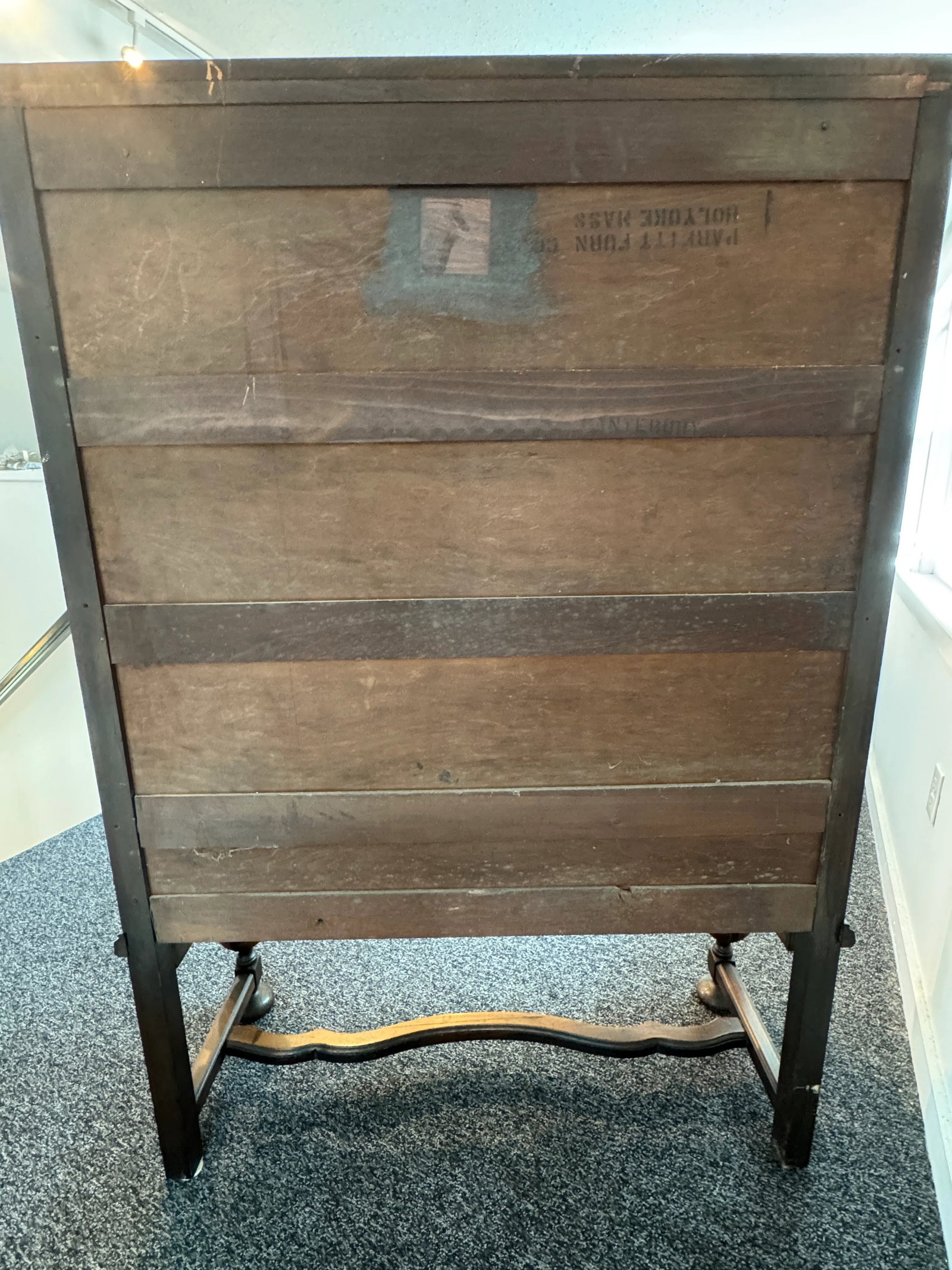 1920s Parfitt Furniture Company Glass Door Cabinet - 4