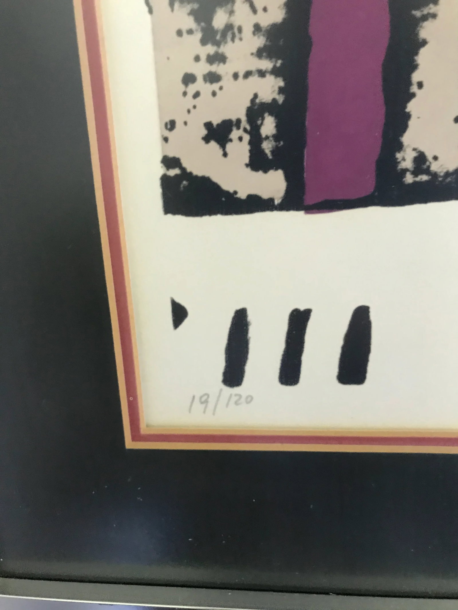 Vintage Mid Century Abstract Piano Player Musician Jazz Georg Rauch Lithograph Signed Numbered, Fram - 10