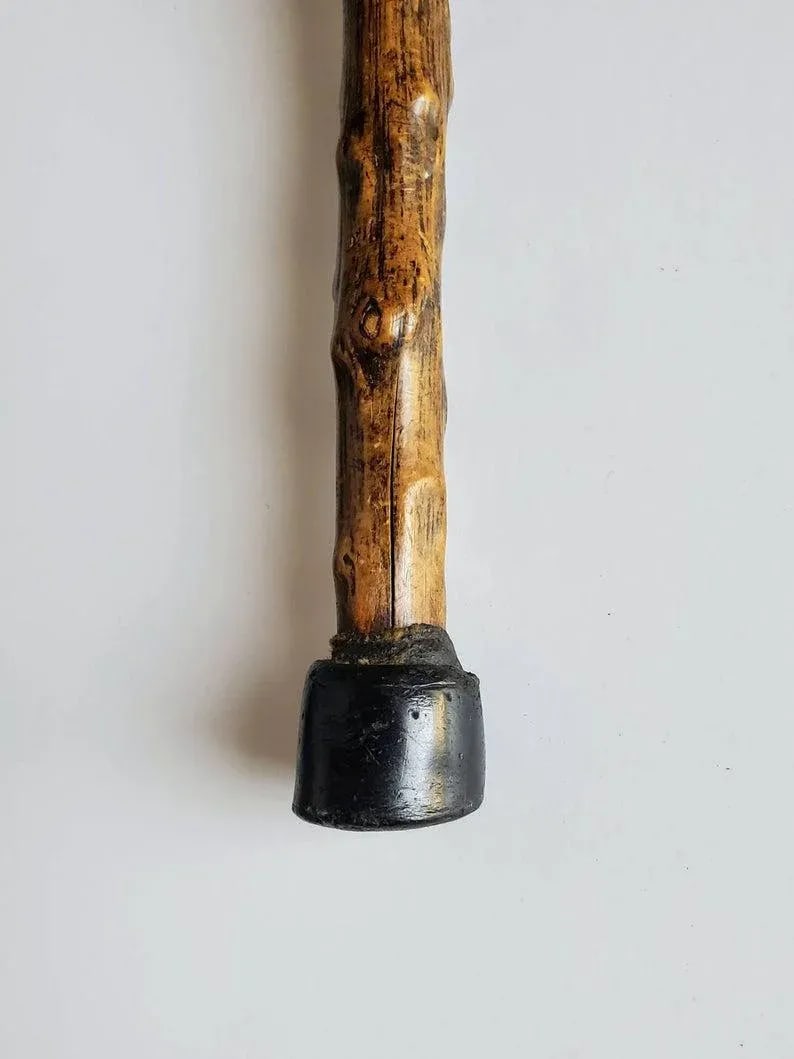 Early 20th Century Hand Carved Italian Greyhound Walking Cane - 8