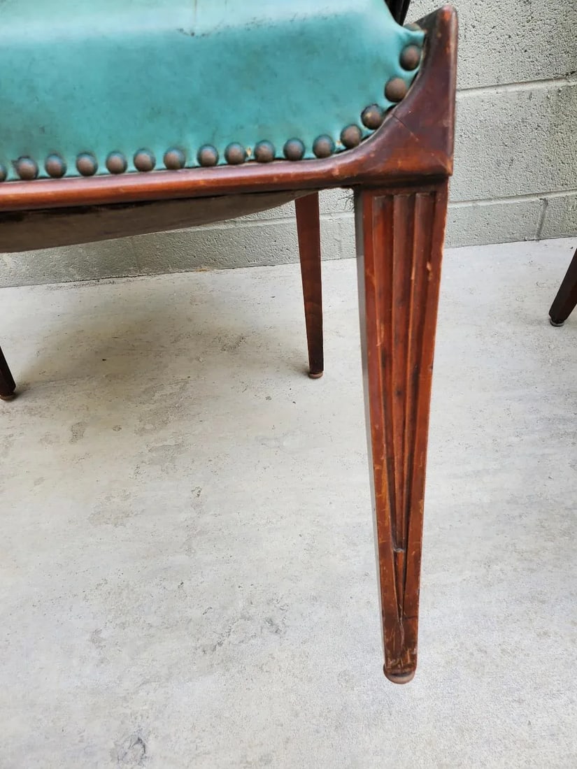 1940s Chairs With Curved Arms, a Pair - 10