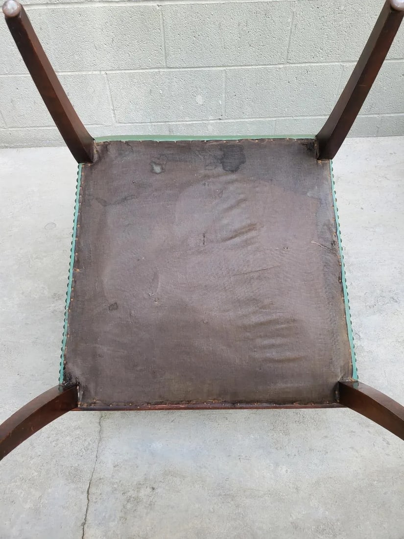 1940s Chairs With Curved Arms, a Pair - 11