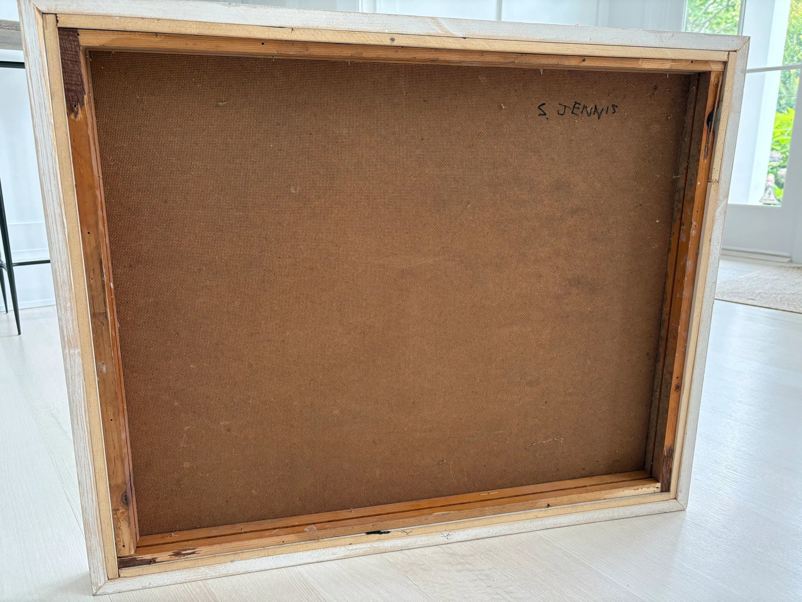 Late 20th Century Midcentury Modern Abstract Expressionist Oil on Canvas Painting, Signed Steven Jen - 11