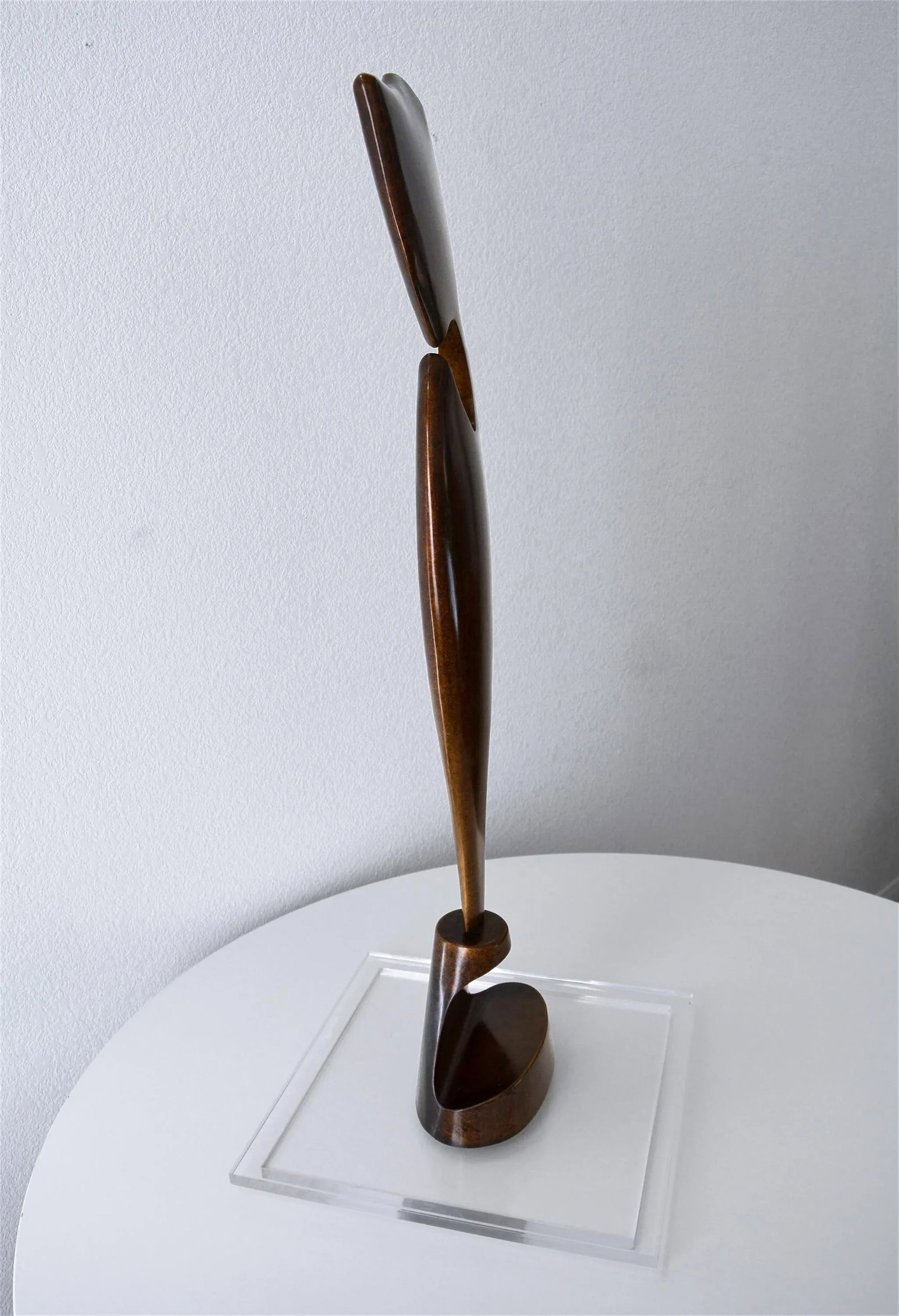 Matt Gil Post Modern Bronze Abstract Sculpture Signed - 10