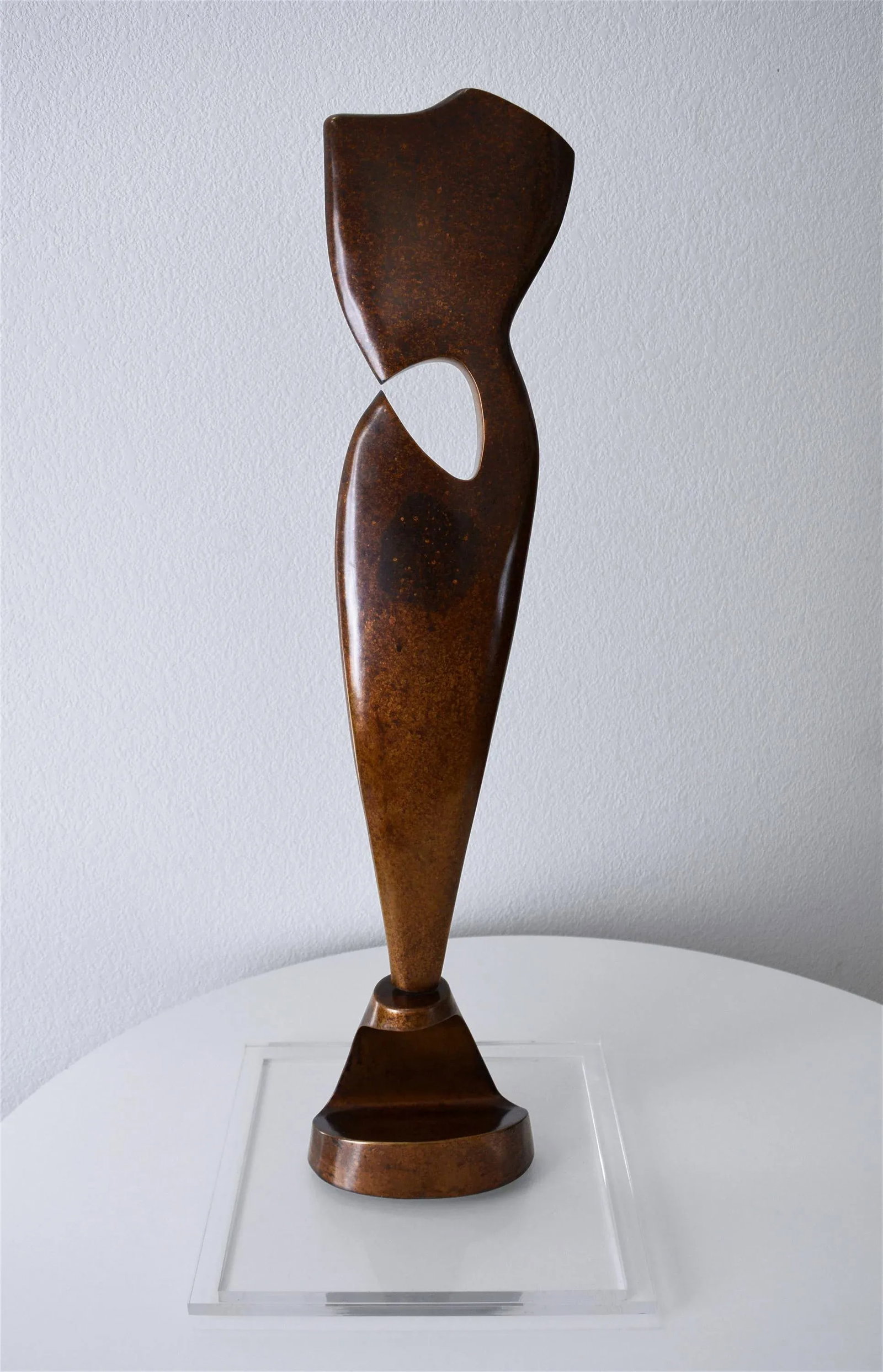 Matt Gil Post Modern Bronze Abstract Sculpture Signed - 13