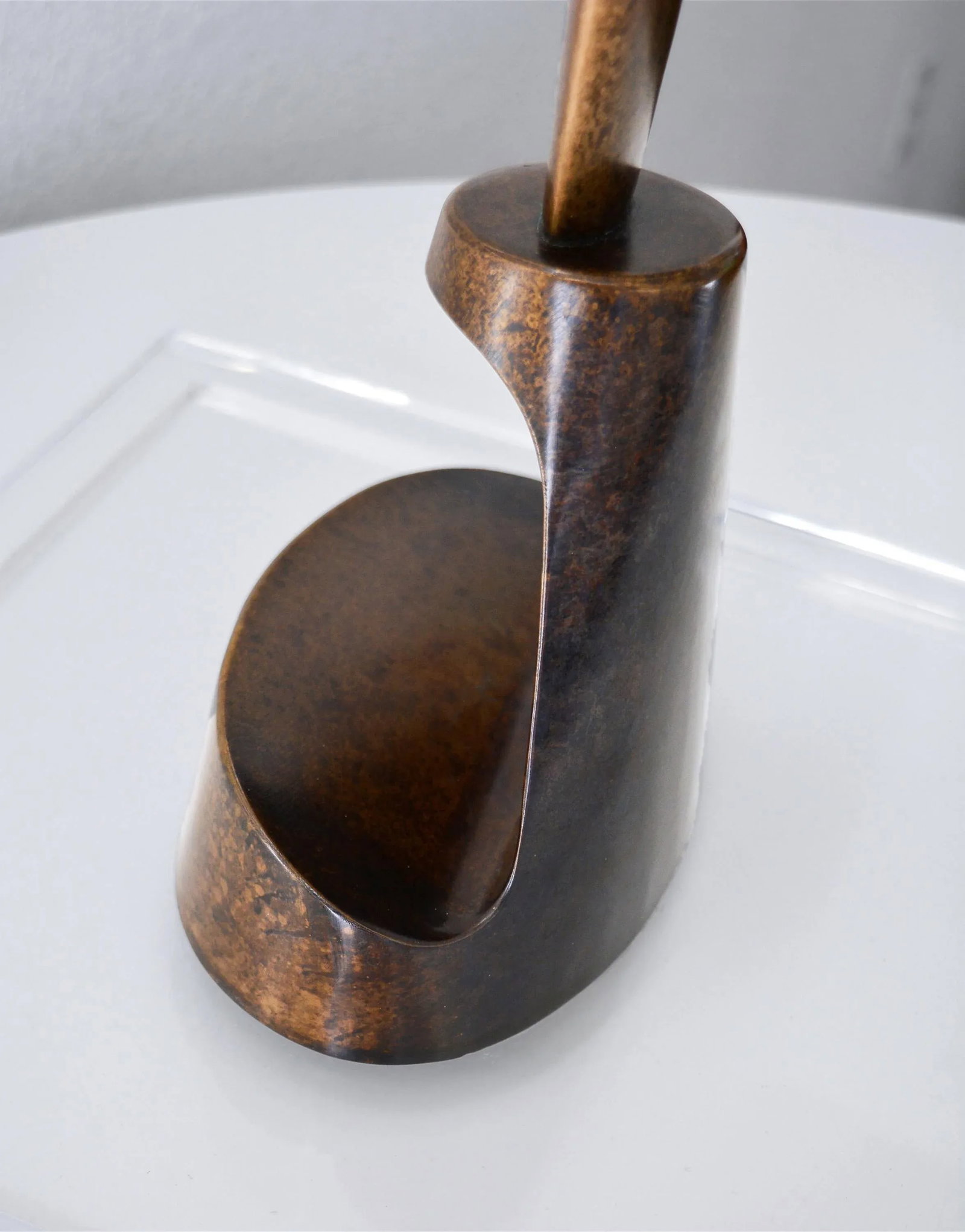 Matt Gil Post Modern Bronze Abstract Sculpture Signed - 8